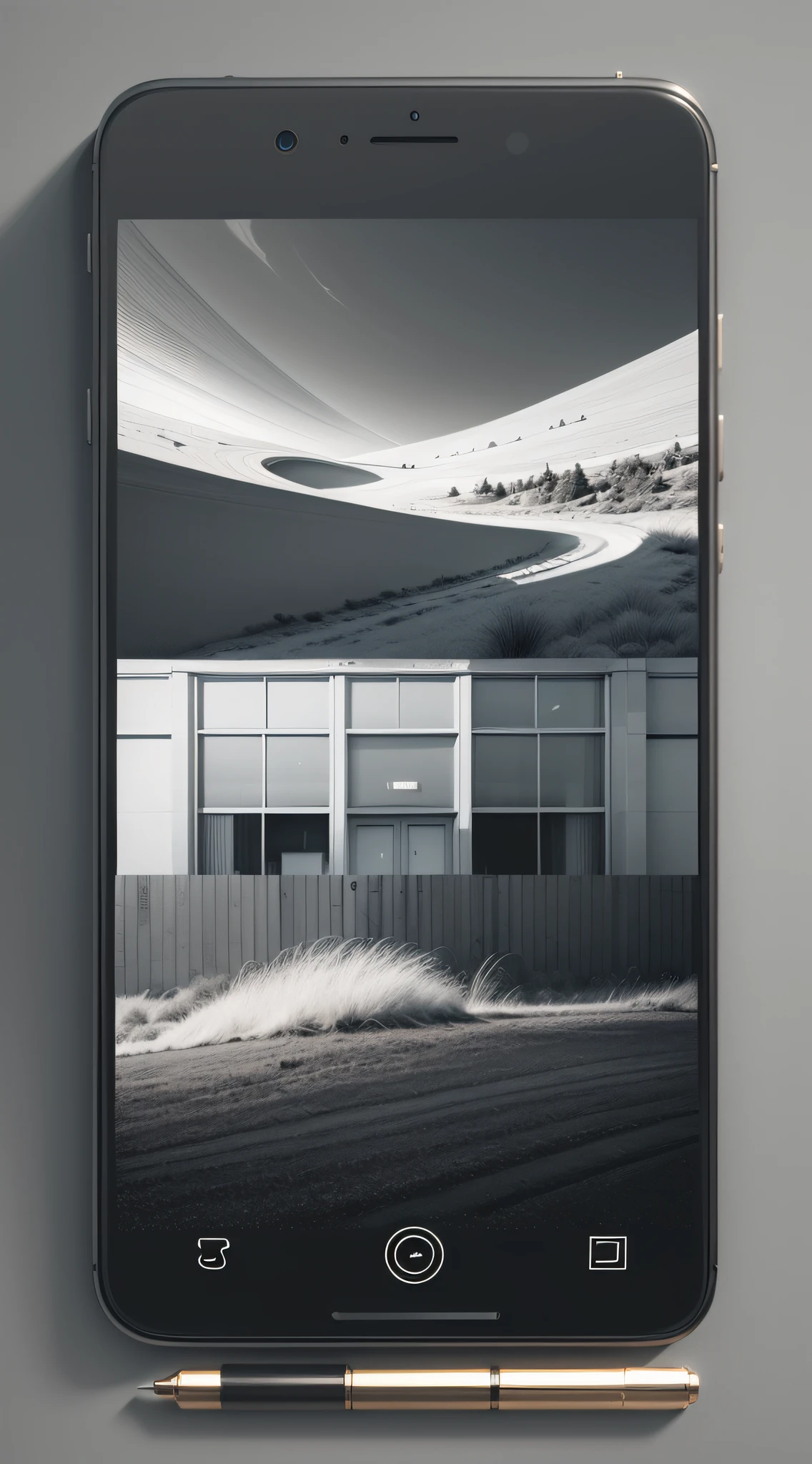 Monochromatic –no text, mockup