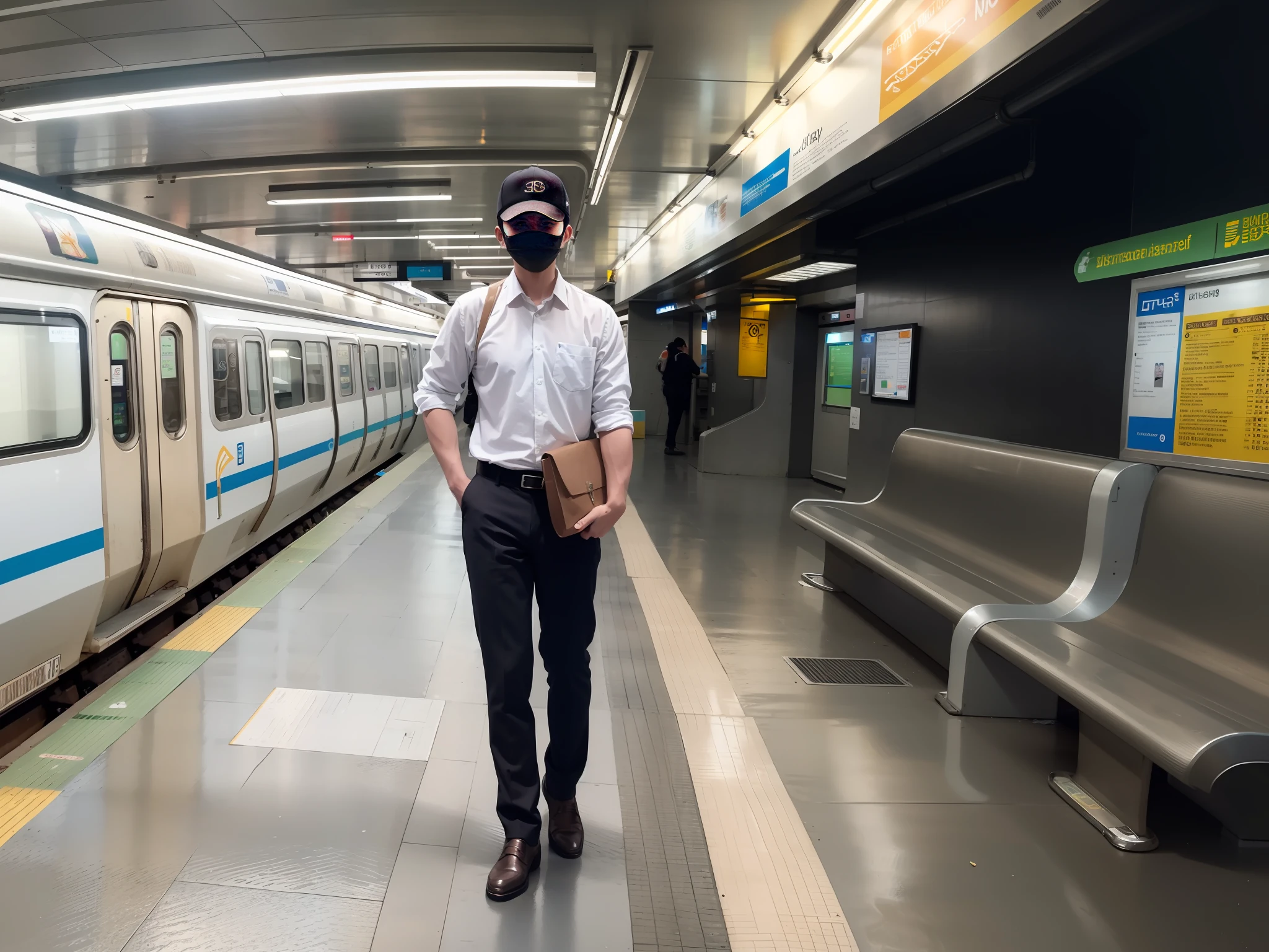 An employee of a subway station