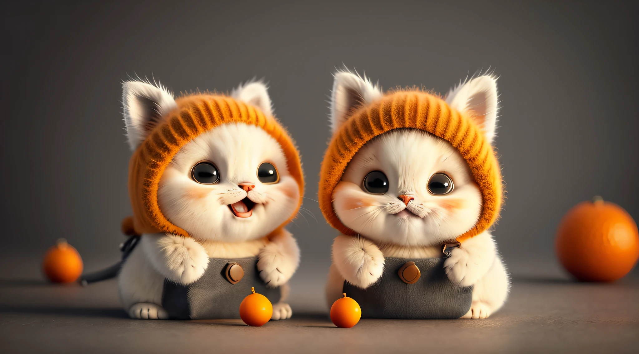 cat,orange,fat,garfield,no_humans, depth of field, disney style, wearing baby black bowling overalls, deep shadow, (dark: 1.4), (8k, RAW photo, best quality, masterpiece: 1.2), great happy expression with mouth
