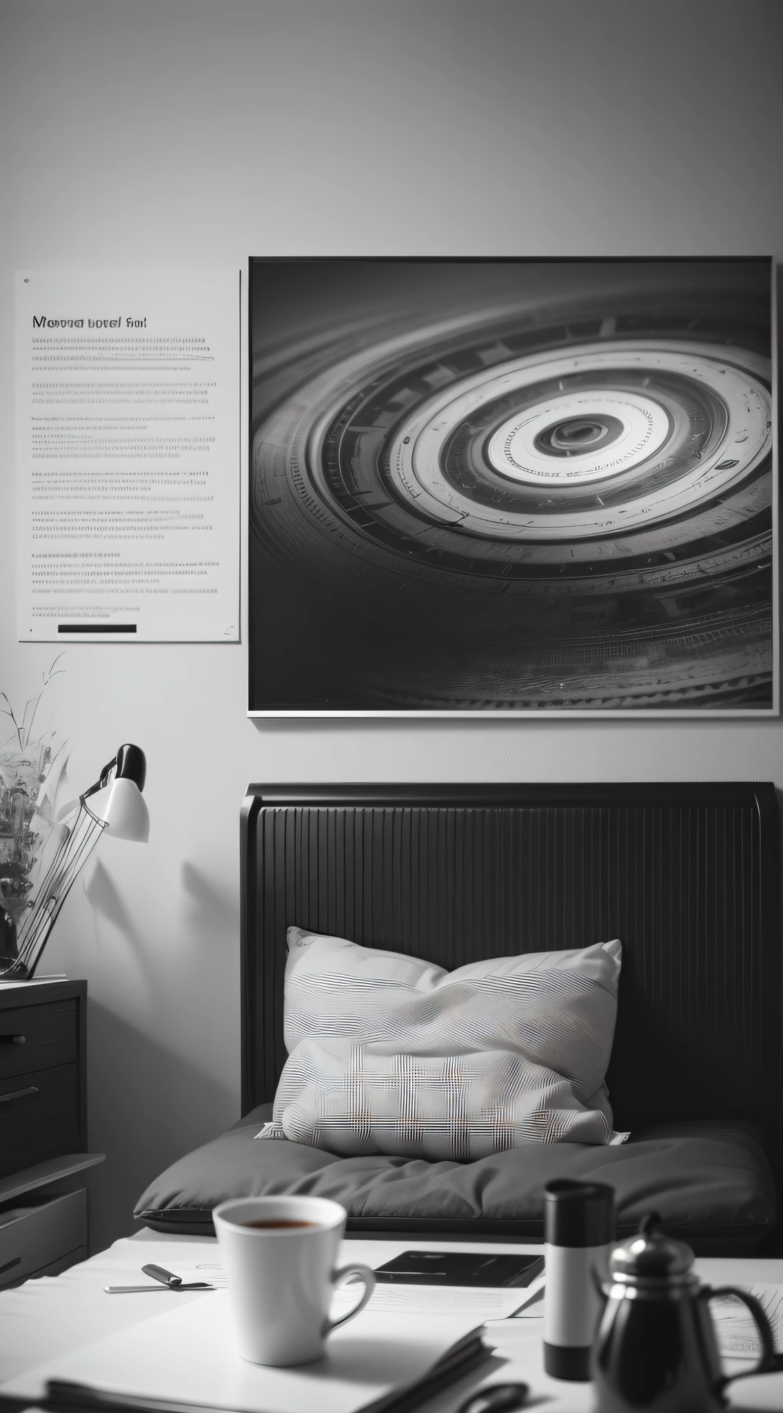 Monochromatic –no text, mockup