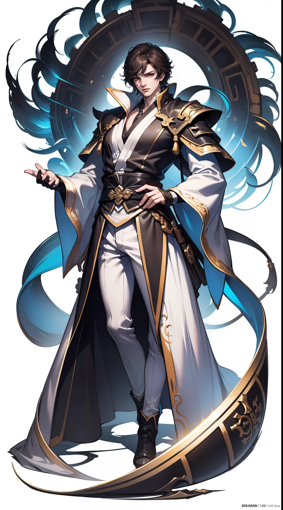 1 handsome man, resolute eyes, full body, white background, xianxia, hanfu, high detail, sketch, denoising, cinematic grade, white background, super high resolution, best shadow, sharp focus, masterpiece, (very detailed CG unified 8k wallpaper)