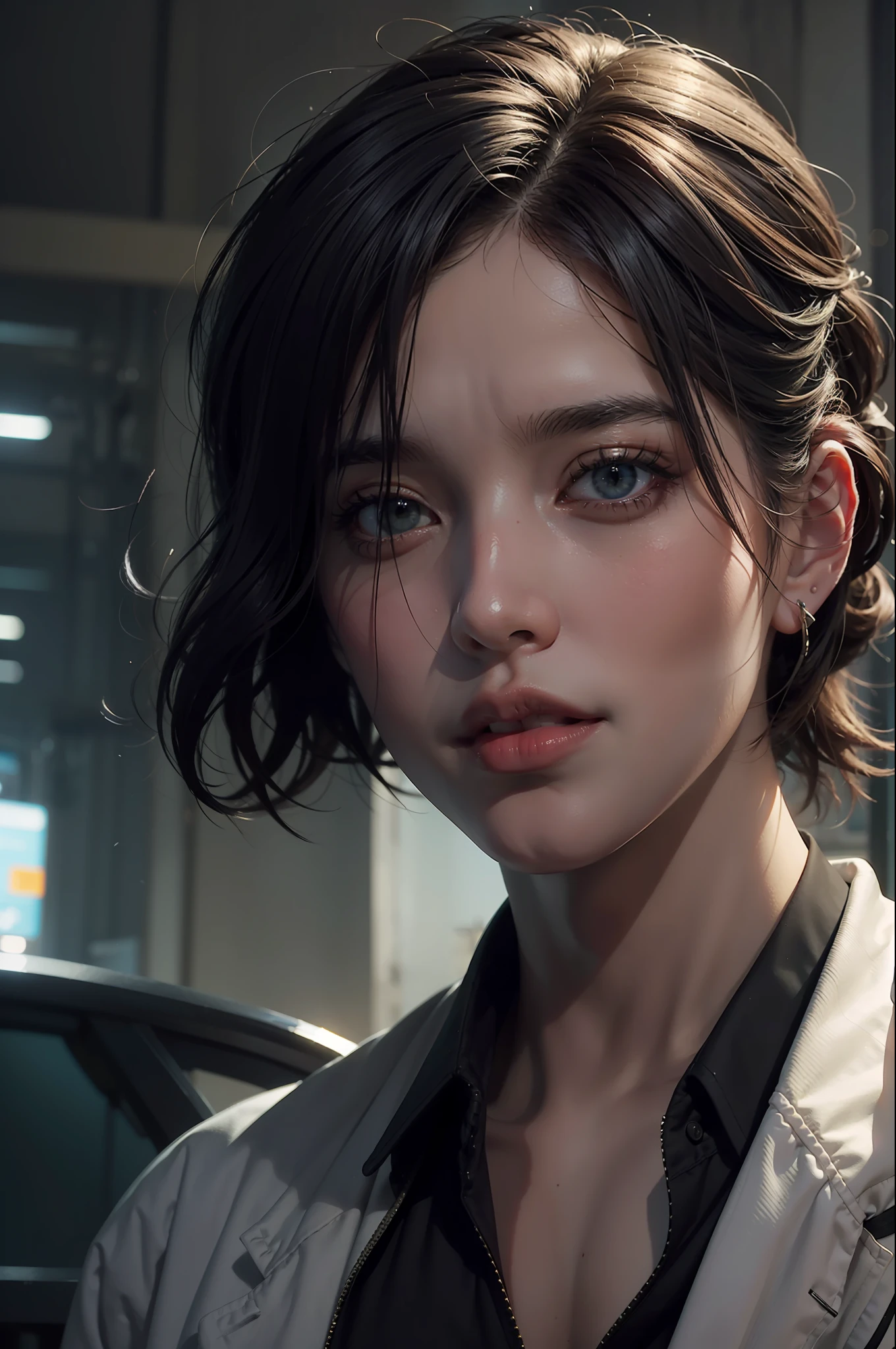 A highly detailed matte painting of a man on the run from the police by Makoto Shinkai, by Artgerm, by WLOP, by Greg Rutkowski, volumetric lighting, octane rendering, 4K resolution, trend in ArtStation, Masterpiece