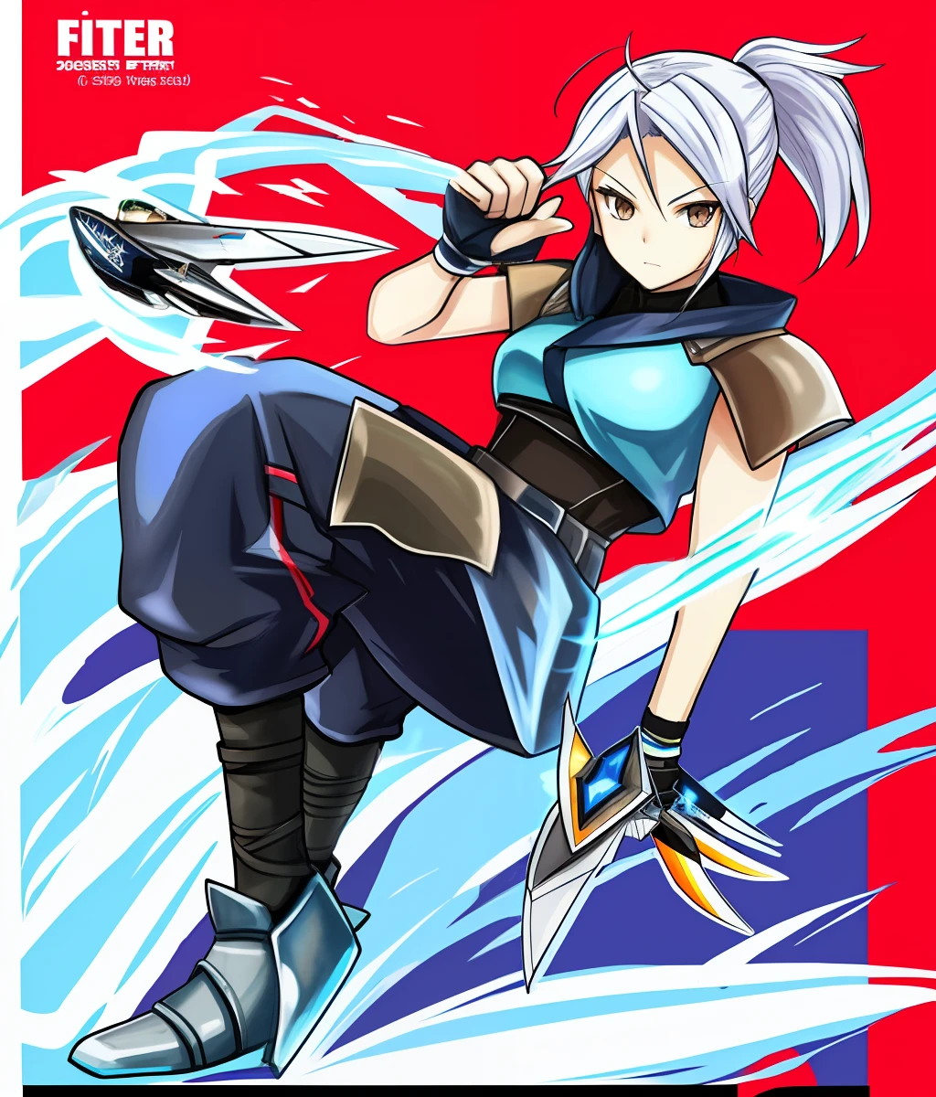 Fighter fire with ice