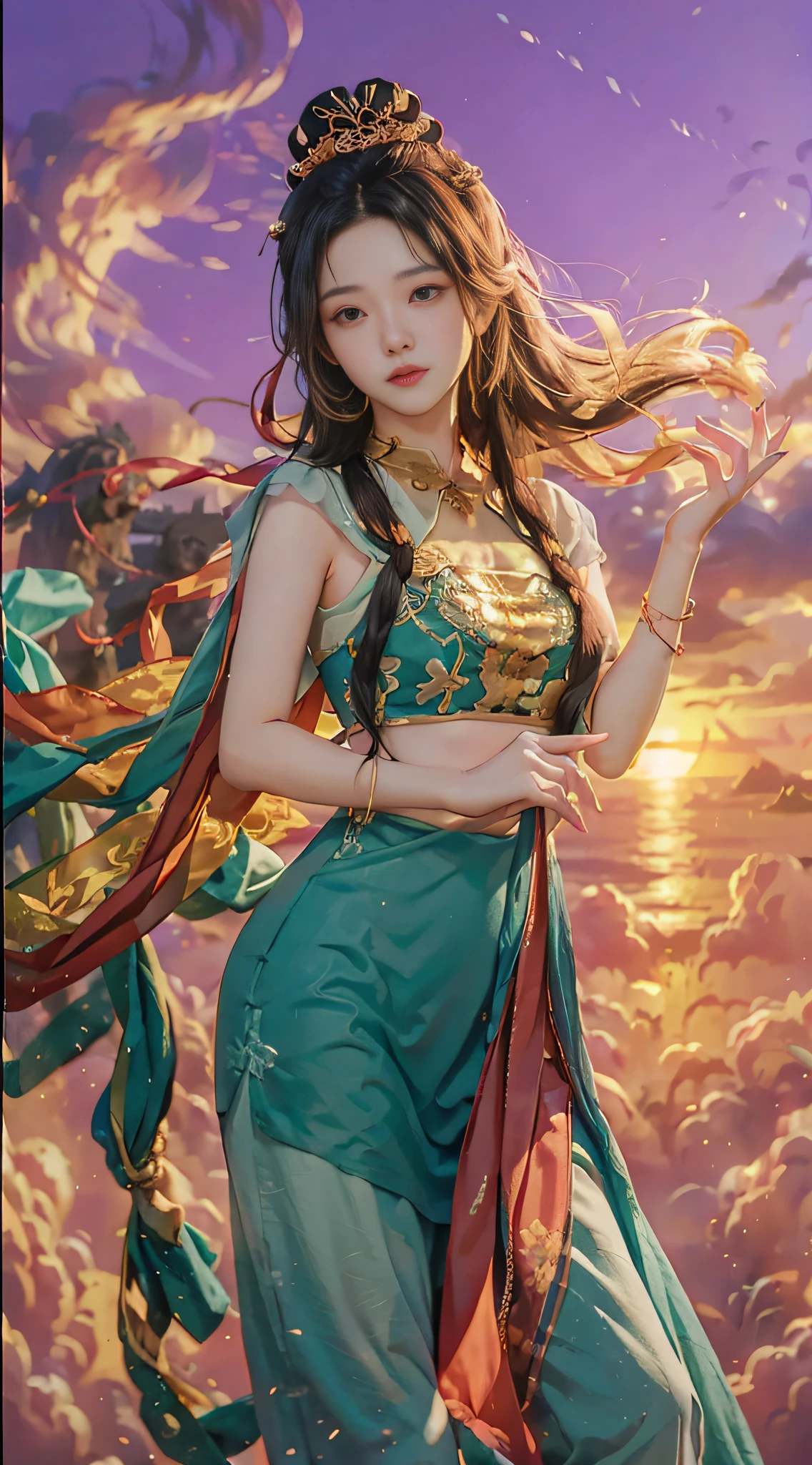 Finally photographed the sunset of the Qinling Sea of Clouds, which was worth it. Let's enjoy it together #scenery #旅行 #人间仙境美如画 #秦岭云海晚霞美如画