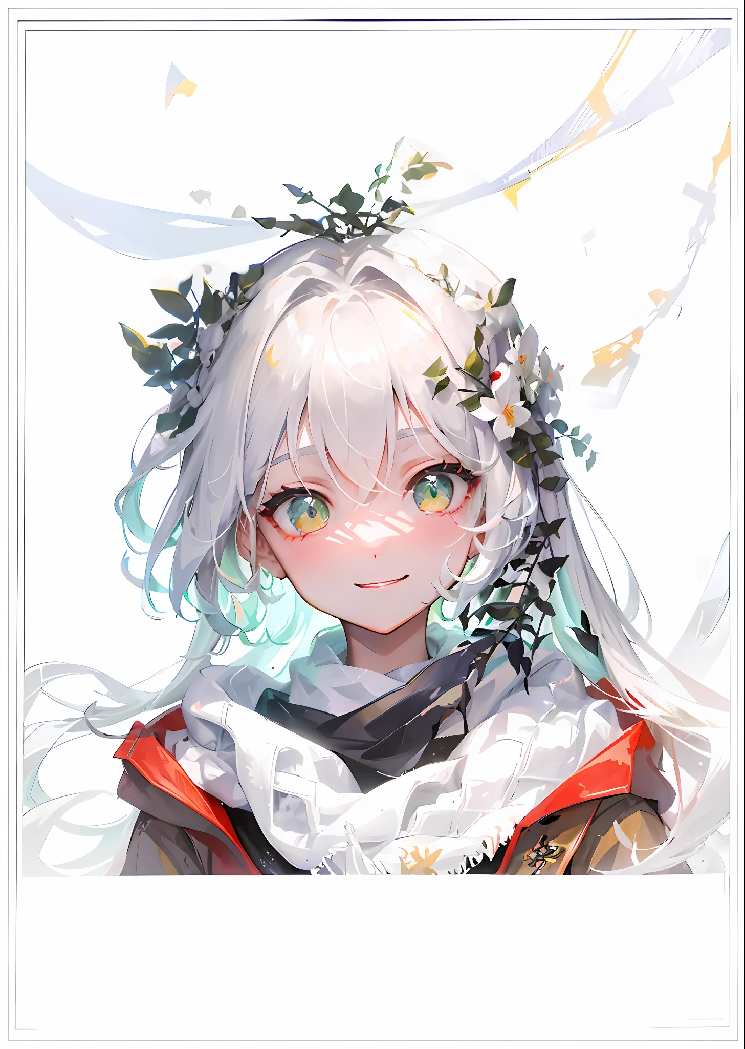 white hair