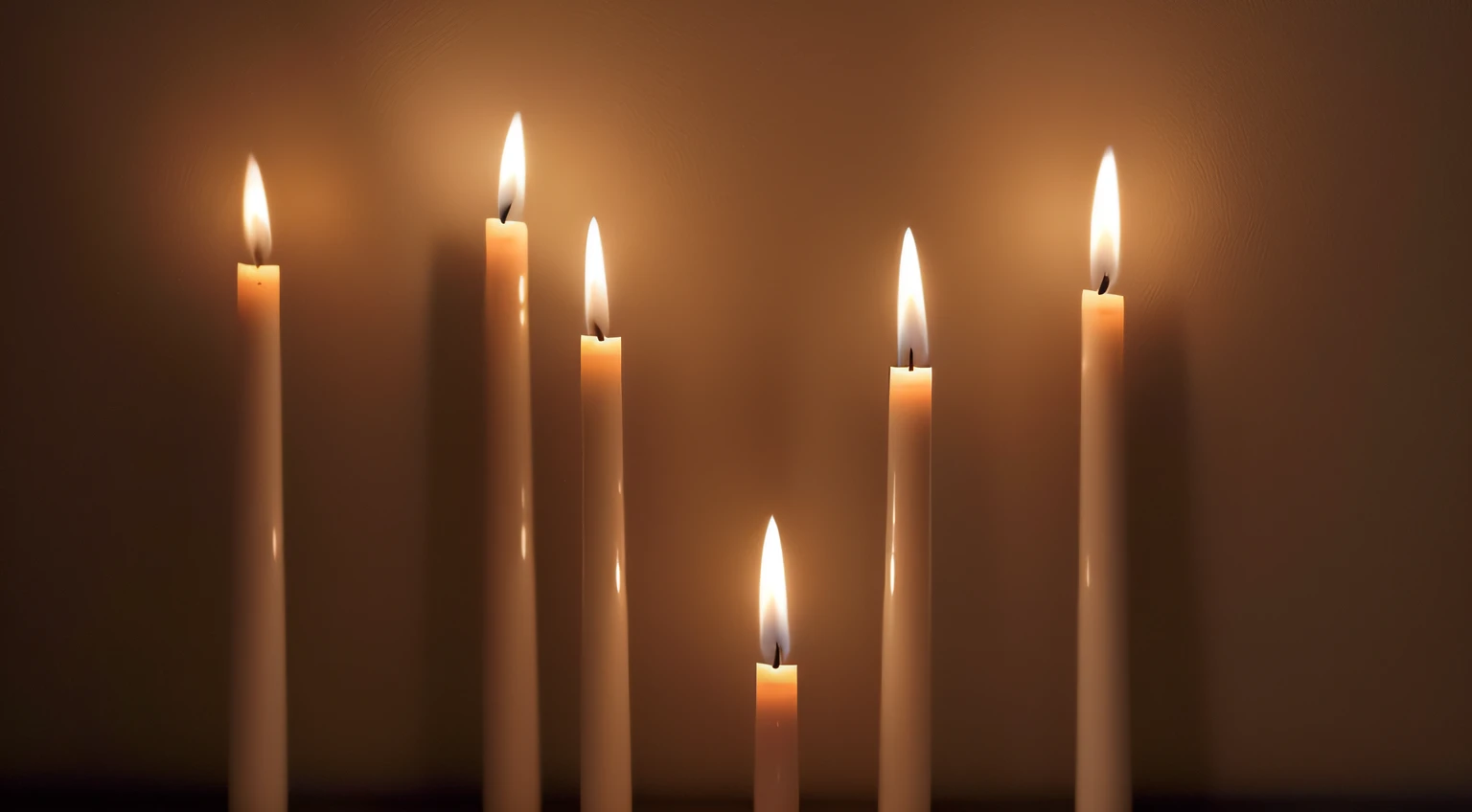 A candle's flame casts flickering shadows - ever changing, fluid shapes that dance across walls and ceilings. The shadows reflect the candle's light, yet they are intangible, transient forms that we cannot grasp. They are fleeting glimpses of possibility, hints of what may be but cannot be predicted or controlled.