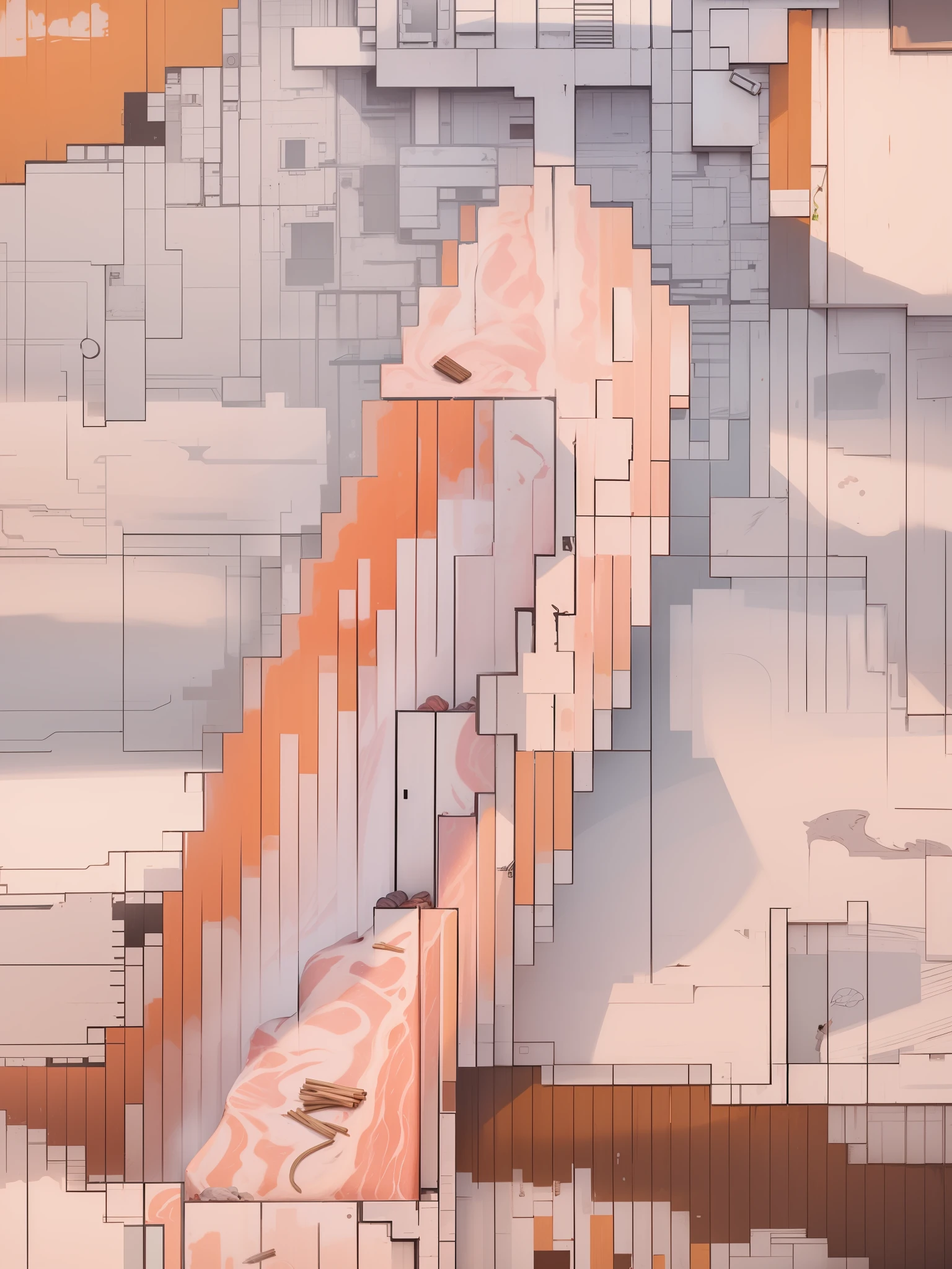 Long, large, thick, meat sticks