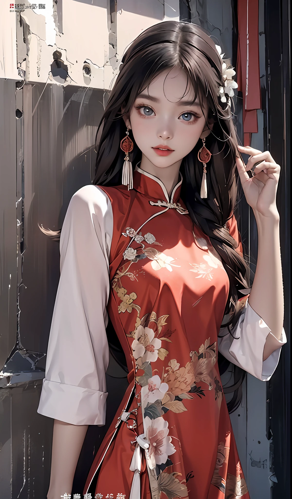 best quality, master, highres, wuxia 1girl, China dress, super beautiful face, super beautiful eye, super beautiful hair Super beautiful face, super beautiful eyes, super beautiful hair, super beautiful hair, magazine cover