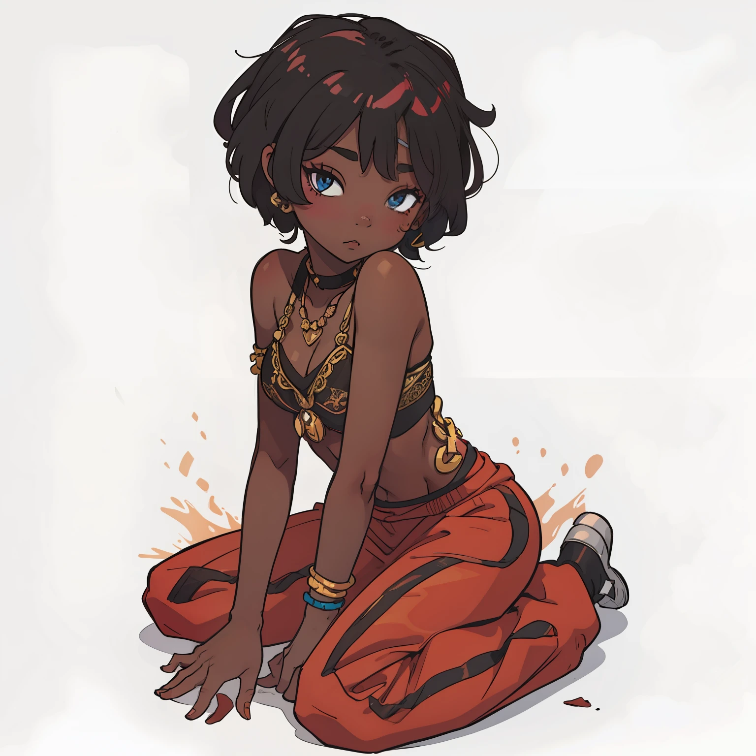 Egirl black skin color