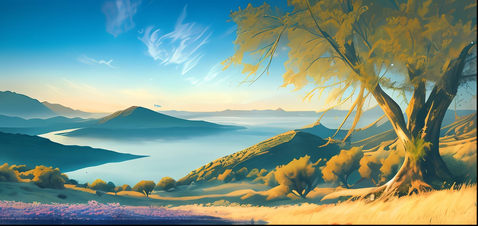 One piece landscape wallpaper