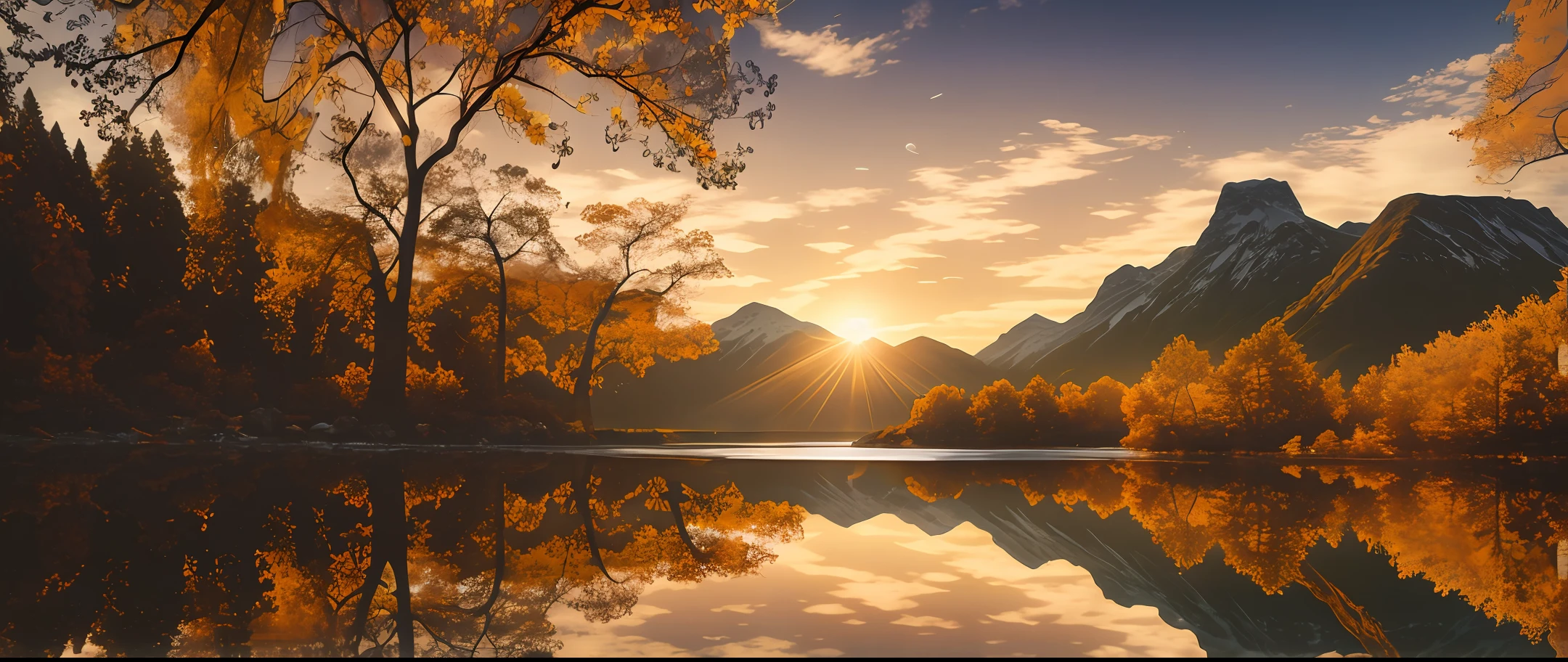 a close up of a cell phone with a sky background, marvellous reflection of the sky, mystical lake view vista, beautiful image ever created, beautiful reflexions, magnificent background, incredible reflections, stunning nature in background, ethereal landscape, beautiful dreamy breathtaking, majestic nature scenery, heaven planet in background, symmetric matte painting, incredibly beautiful, extremely beautiful and ethereal