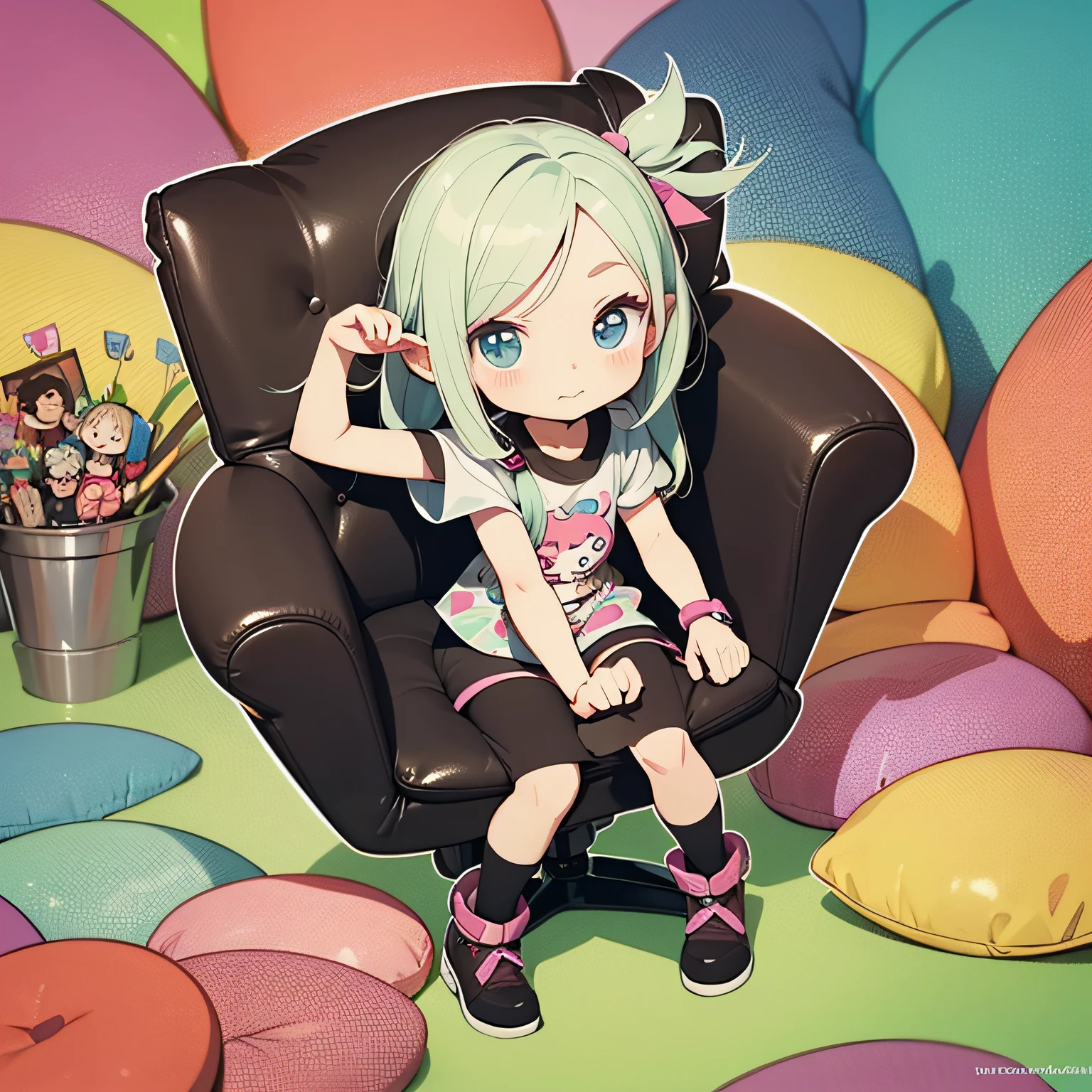 long hair cartoon girl sitting on chair, cartoon art style, cartoon cute, chibi girl, cute cartoon style, cute art style, cartoon style, charikatura, cartoon style illustration, cartoon digital art, cartoon art style, cute digital art, cute anime girl portrait, chibi, chibi style, Cute pretty girl
2
Long hair cartoon girl sitting on chair, anime drawing, deviantart contest winner, pop art, cartoon art style, cartoon cute, chibi girl, cute cartoon style, cute art style, cartoon style, cartoon style illustration, cartoon digital art, cartoon art style