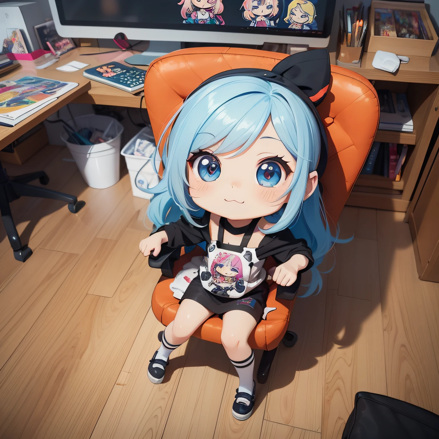 long hair cartoon girl sitting on chair, cartoon art style, cartoon cute, chibi girl, cute cartoon style, cute art style, cartoon style, charikatura, cartoon style illustration, cartoon digital art, cartoon art style, cute digital art, cute anime girl portrait, chibi, chibi style, Cute Cute Girl 2 Long Hair Cartoon Girl Sits on Chair, Anime Drawing, DeviantArt Contest Winner, Pop Art, Cartoon Art Style, Cartoon Cute, Chibi Girl, Cute Cartoon Style, Cartoon Style, Cartoon Style Illustration, Cartoon Digital Art, Cartoon Art Style, 3rd Person, Head Big, 2D、2D