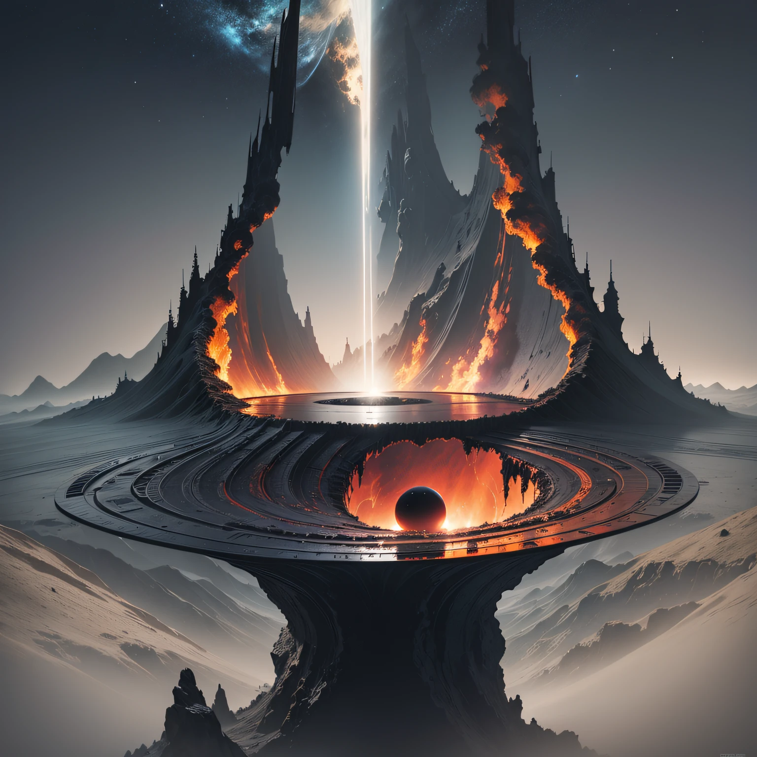 Return to their morphological generation field after death, 4K highly detailed digital art, 4K HD wallpaper very detailed, impressive fantasy landscape, sci-fi fantasy desktop wallpaper, Unreal Engine 4k wallpaper, 4k detailed digital art, sci-fi fantasy wallpaper, epic dream fantasy landscape, 4K HD matte digital painting, 8K stunning artwork --auto