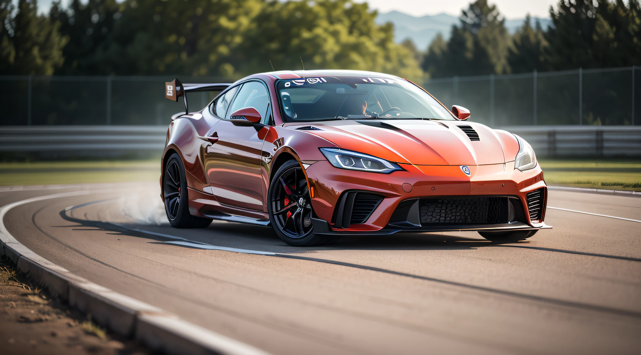 Cars, Track style (RAW photo: 1.2), (Realistic: 1.4), (Masterpiece: 1.3), (Best quality: 1.4), Ultra High Resolution, HDR, 8k resolution, Dreamy, Check Review, Review Request, Landscape, ((No Text)), Individual Focus, Direct Vision,