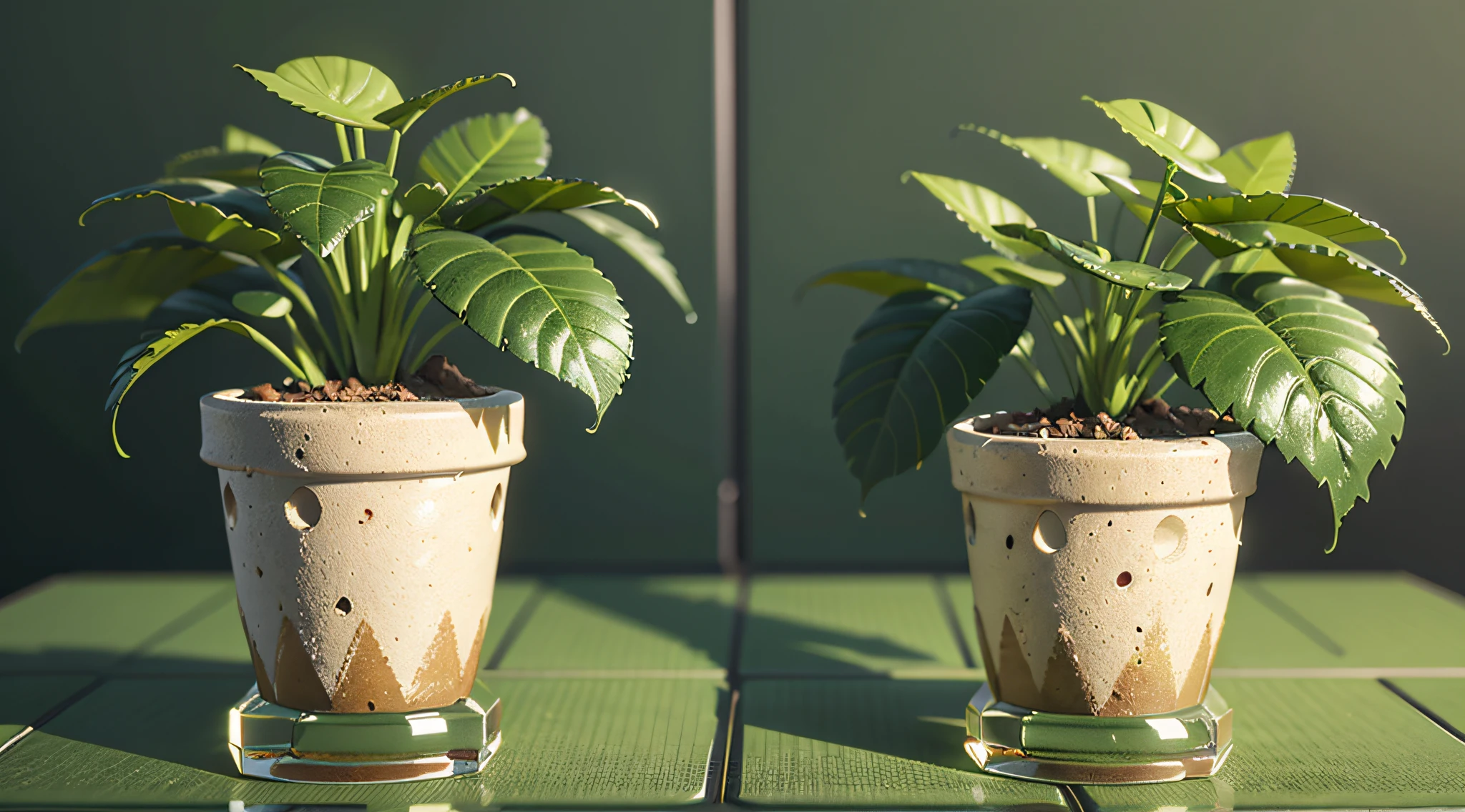 Set of Rosemarinus Officinalis creeper plant, isolated on transparent background. 3D render.