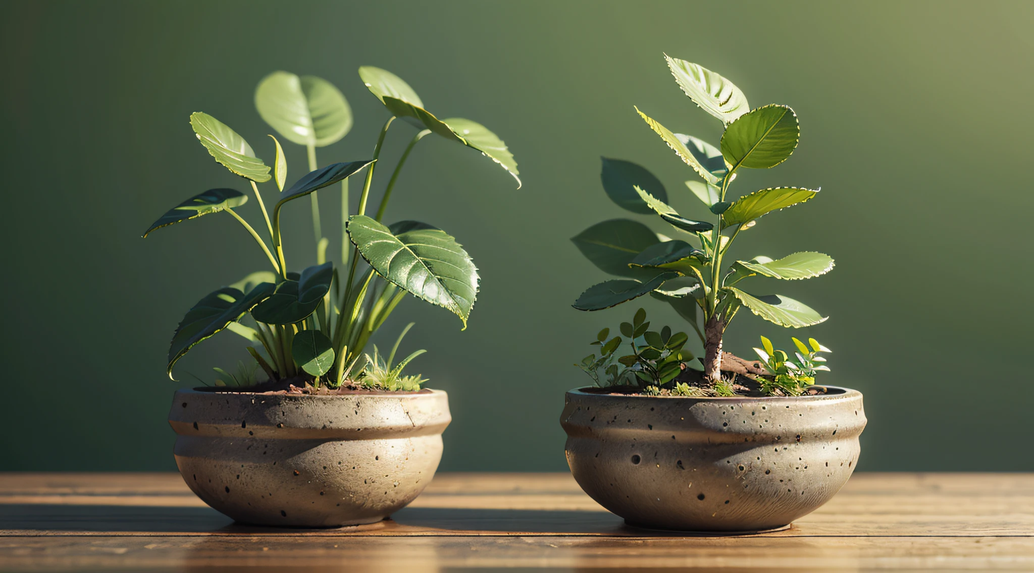 Set of Rosemarinus Officinalis creeper plant, isolated on transparent background. 3D render.
