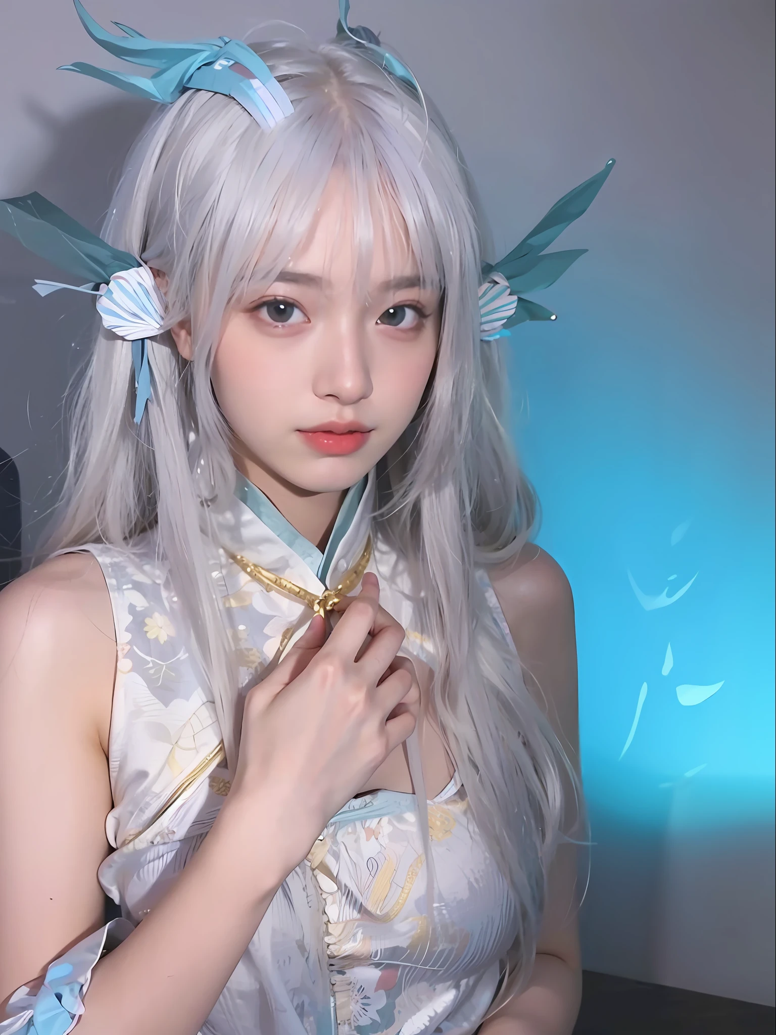 (Large breast:1.4),(compete swimsuit:1.4),(Best quality,masterpiece,ultra high res,(photorealistic:1.4),1girl,(16 years old:1.4),wariza