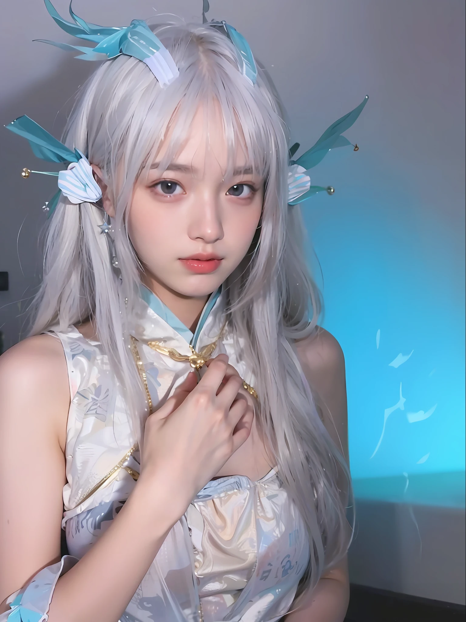 (Large breast:1.4),(compete swimsuit:1.4),(Best quality,masterpiece,ultra high res,(photorealistic:1.4),1girl,(16 years old:1.4),wariza