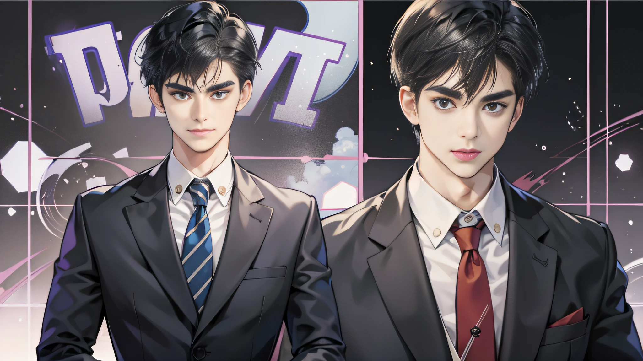 Draw a computer genius teenager, handsome appearance, beautiful clothes, shrewd eyes, and cool hairstyle --auto