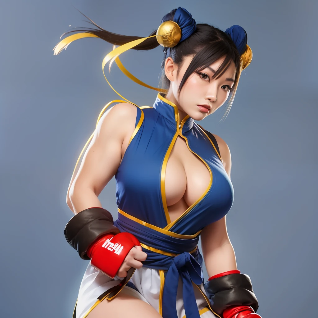 street fighter ,Chun-Li, upper body, fashion photography, iso 100