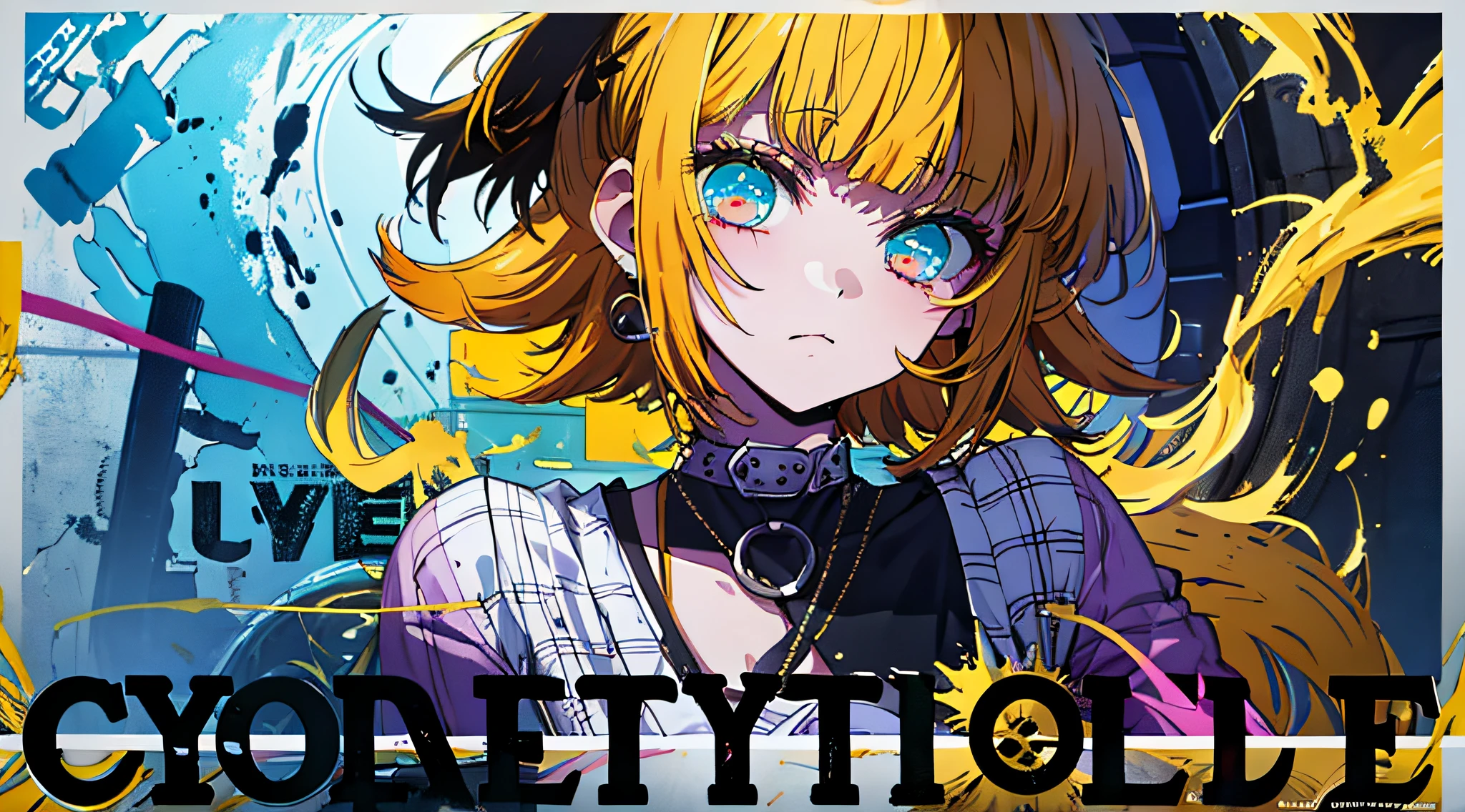 (((dramatic))), (((gritty))), (((intense)))) The movie poster features as the central character. She is shy in the center of the poster, wearing idol outfit, and a determined expression on her face. The background is dark and gritty, with a feeling of drunkenness. The text is bold and eye-catching, with catchy slogans that add to the overall drama and excitement. The color palette is dominated by dark colors, dotted with bright colors, giving the poster a dynamic and visual impact, tachi-e (magazine:1.3), (cover-style:1.3), fashionable, vibrant, outfit, posing, front, colorful, dynamic, background, element, confident, expressive, holding, statement, attachment, majestic, coiled, around, touch, scene, text, cover, bold, eye-catching, title, fashion, font, catchy, title, bigger, eye-catching, modern, trendy, focused, stylish, 1 girl