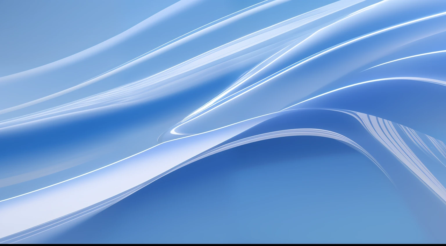 (Unreal Engine 5, best quality), some abstract white lines in blue gradient background