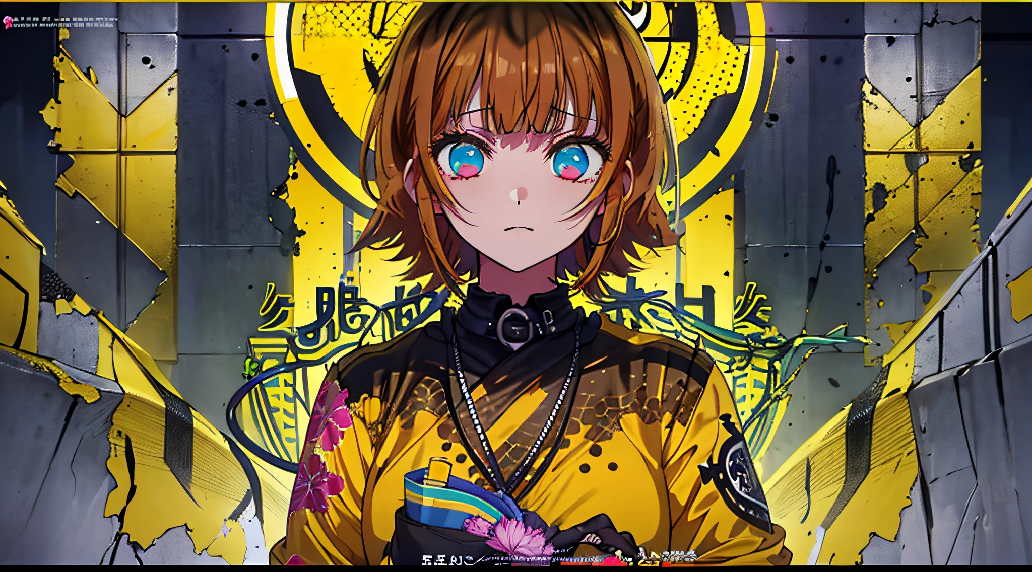 (((dramatic))), (((gritty))), (((intense)))) The movie poster features as the central character. She is shy in the center of the poster, wearing idol outfit, and a determined expression on her face. The background is dark and gritty, with a feeling of drunkenness. The text is bold and eye-catching, with catchy slogans that add to the overall drama and excitement. The color palette is dominated by dark colors, dotted with bright colors, giving the poster a dynamic and visual impact, tachi-e (magazine:1.3), (cover-style:1.3), fashionable, vibrant, outfit, posing, front, colorful, dynamic, background, element, confident, expressive, holding, statement, attachment, majestic, coiled, around, touch, scene, text, cover, bold, eye-catching, title, fashion, font, catchy, title, bigger, eye-catching, modern, trendy, focused, stylish, 1 girl