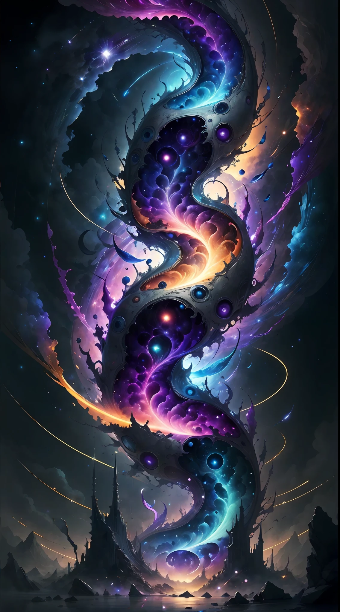 V0id3nergy night sky