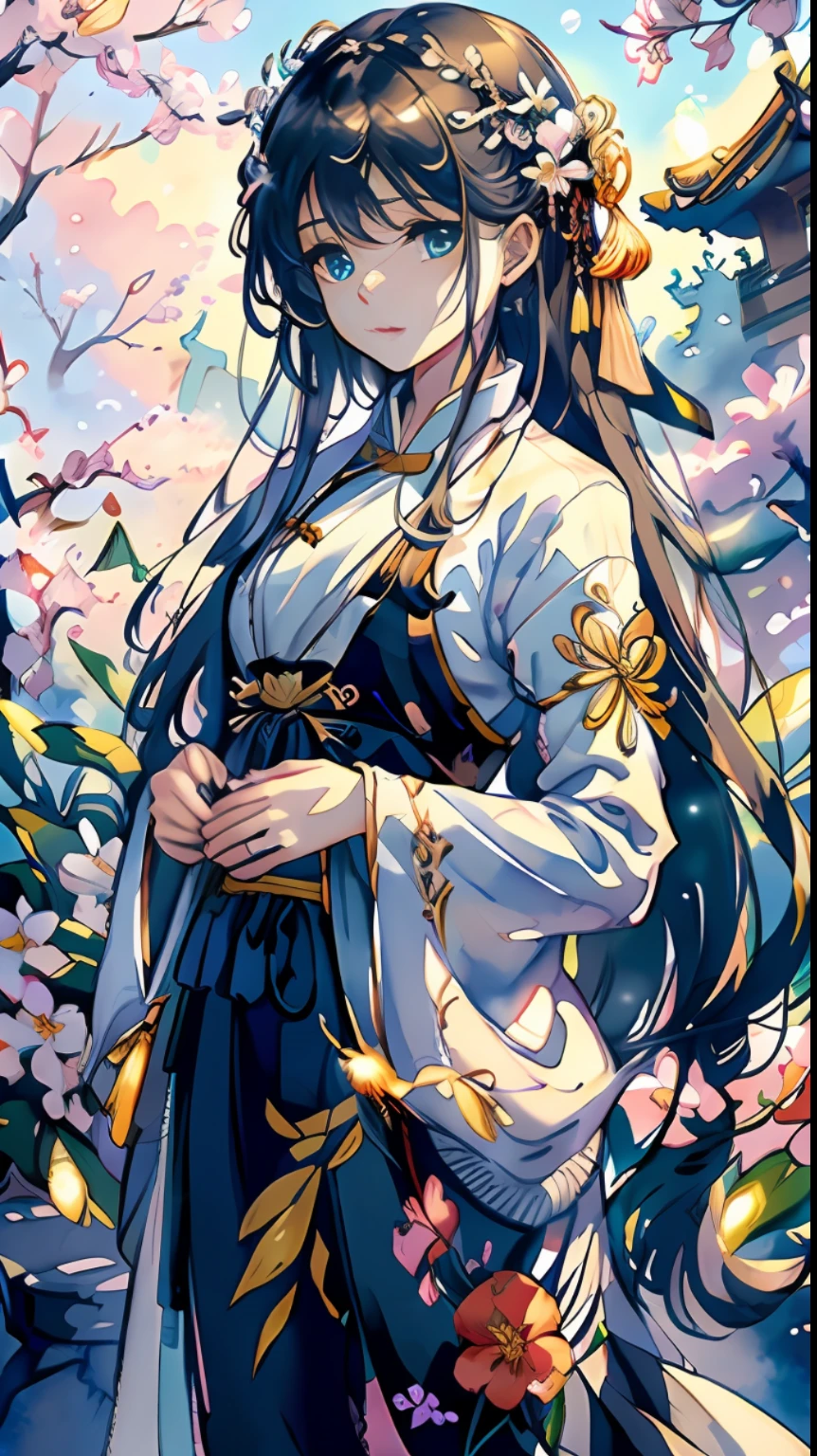 anime girl in pink dress with long hair and flowers in her hair, beautiful alluring anime woman, seductive anime girl, beautiful anime woman, beautiful anime girl, a beautiful fantasy empress, ((a beautiful fantasy empress)), artwork in the style of guweiz, attractive anime girl, smooth anime cg art, guweiz, japanese goddess, anime goddess --auto
