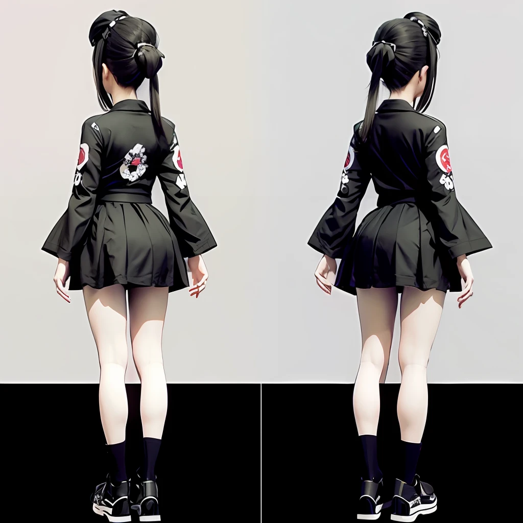 A very cute Japanese girl , 3 views center of front view + side view + back view ,  super detail of each 3 view ,   super detail of each object  ,  full product , 3D anime style ,  no out of frame , no cutting edge , full body ,  full view, 3 view , wearing Japanese traditional dress  ,  wearing Japanese traditional suit ,  Dress colour colour is remix black and white , Japanese traditional hair style , 3D render anime character art  , 8k ,

A very cute cyber punk Japanese girl , 3 views center of front view + side view + back view ,  super detail of each 3 view ,   super detail of each object  ,  full product , 3D cyber punk anime style ,  no out of frame , no cutting edge , full body ,  full view , 3 view , 3D render anime character art  , 8k , cyber punk style dress , dress colour is cyber punk style

3 views center of front view + side view + back view ,  super detail of each 3 view ,   super detail of each object  ,  full product ,  no out of frame , no cutting edge , full body ,  full view, 3 viewe ‌