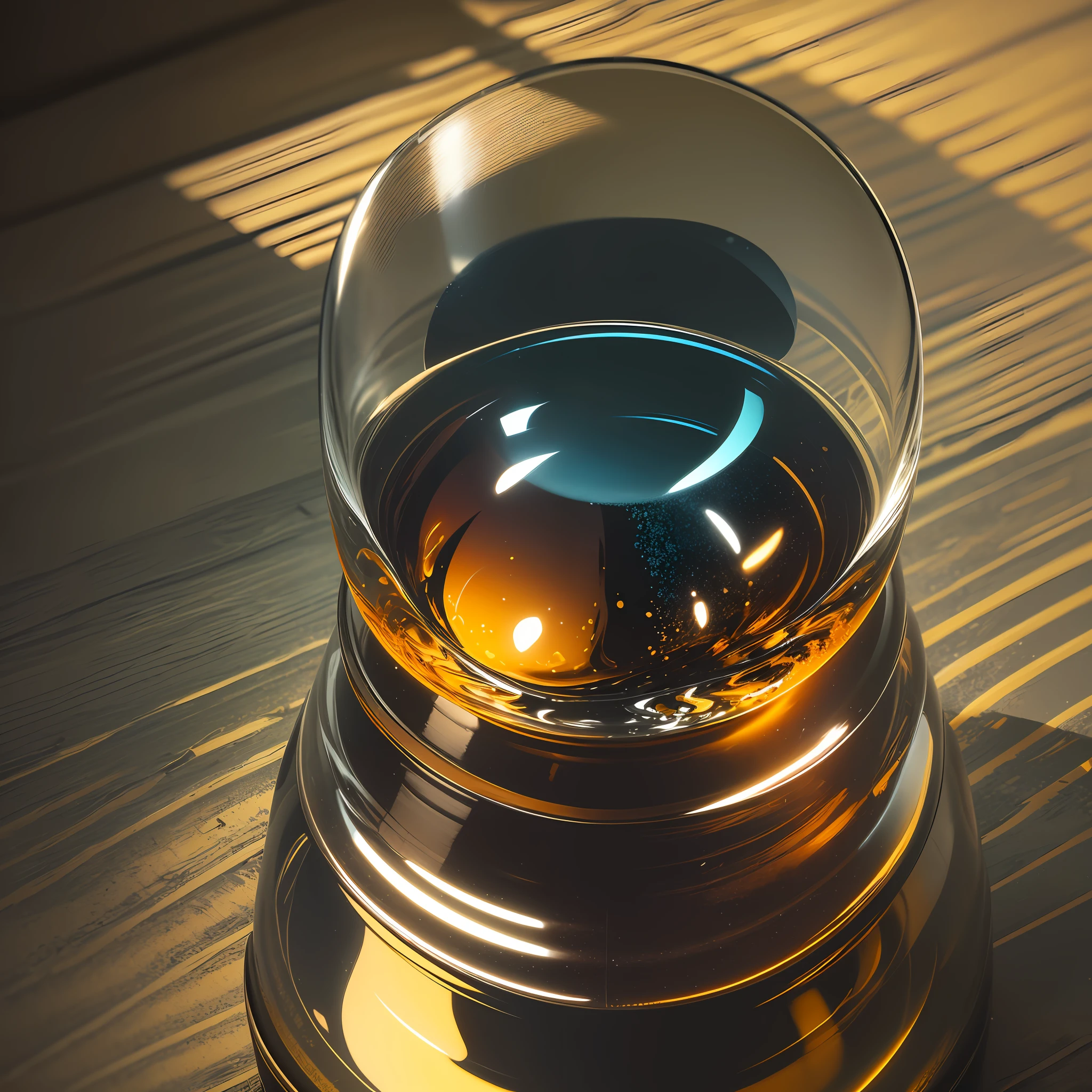 (sistema solar dentro de una botella de cristal). pintura digital, artstation, arte conceptual, enfoque suave, clear, illustration. ultra realistic. fotorealista --auto --s2