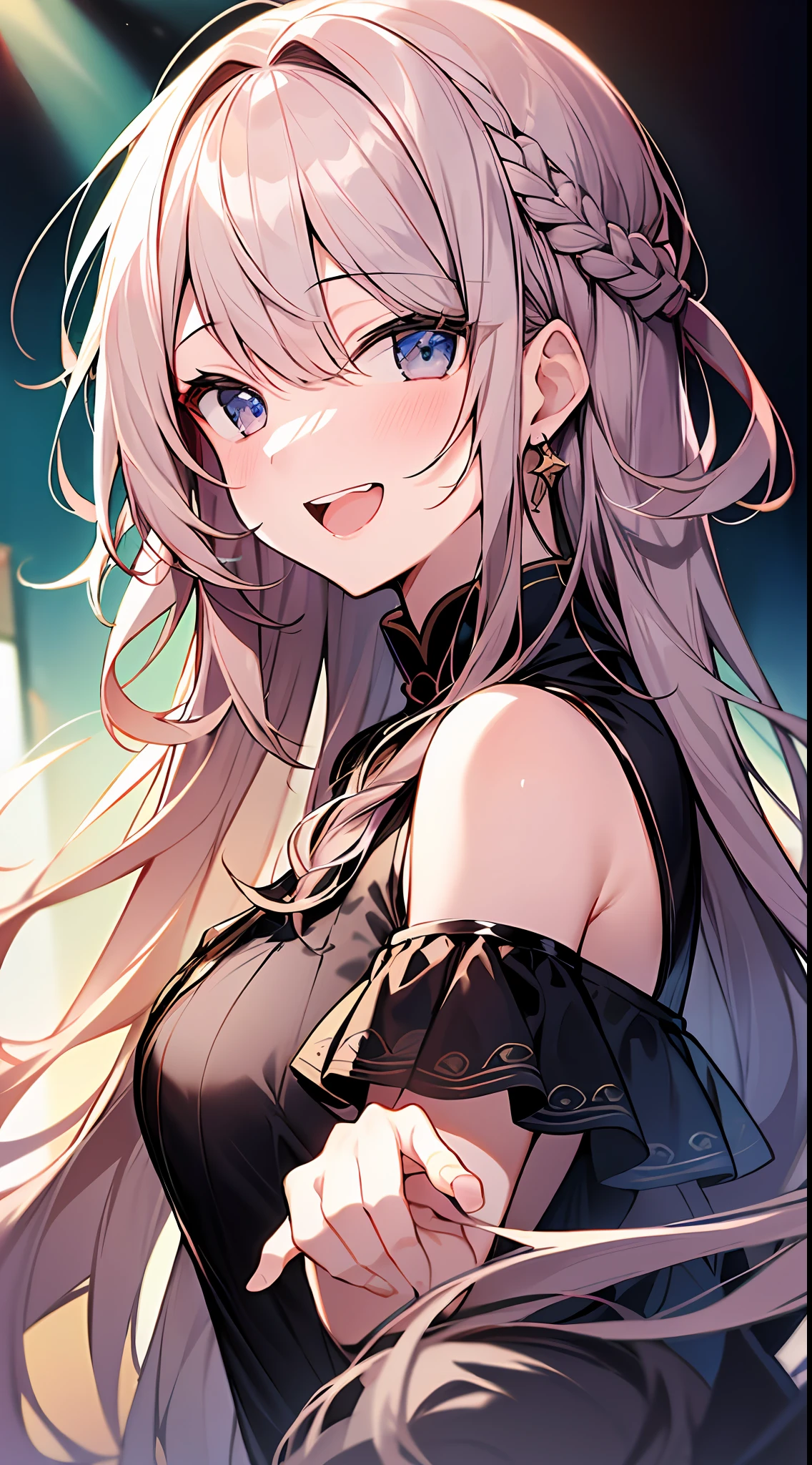 (incredibly absurdres absolutely resolution:1.5)、top quality、masterpeace、Ultra High Resolution、8K、(Multiple Girls)、(Gorgeous dresses with luxurious, colorful decorations) BREAK Shoujo Manga Style、(li)、Soft line art、Digital Enhancement、A touch of shoujo manga、Environmental Change Scene、Shoujo Mangacore、(((Hair length to the shoulders)))、(((short braiding)))、Laugh with open mouth、close one’s eyes、Ancient capital of the West、Close-up of the face、entangle、Beautiful and aesthetic:1.5、High Quality:1.3