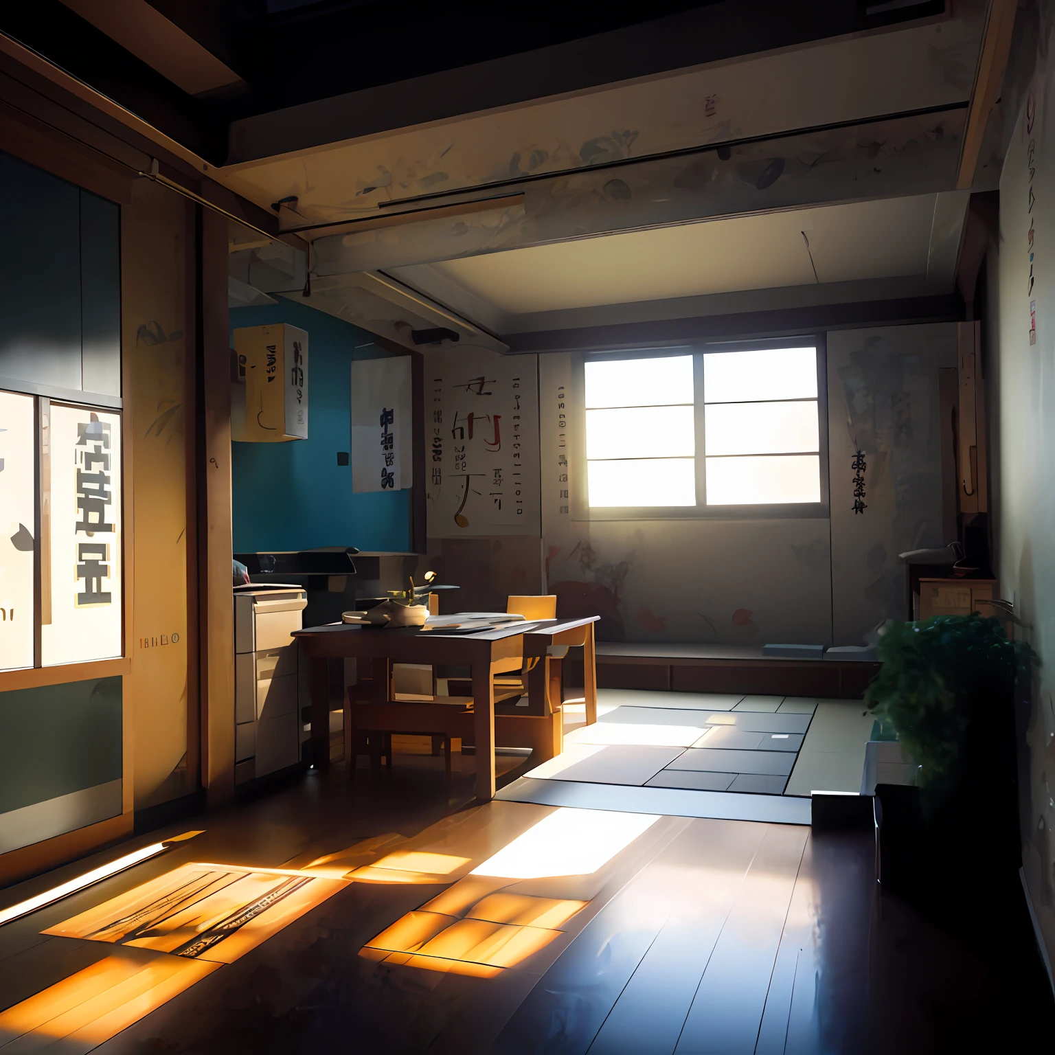 there is a small wooden house with a table and chairs in the rain, rainy day outside, magical environment, quiet and serene atmosphere, in a rainy environment, rainy outside, rainy afternoon, inside on a rainy day, rainy scene, by Raymond Han, rainy atmosphere, rainy environment, rainy mood, rainy and gloomy atmosphere, rainy evening, atmospheric fantasy setting --auto