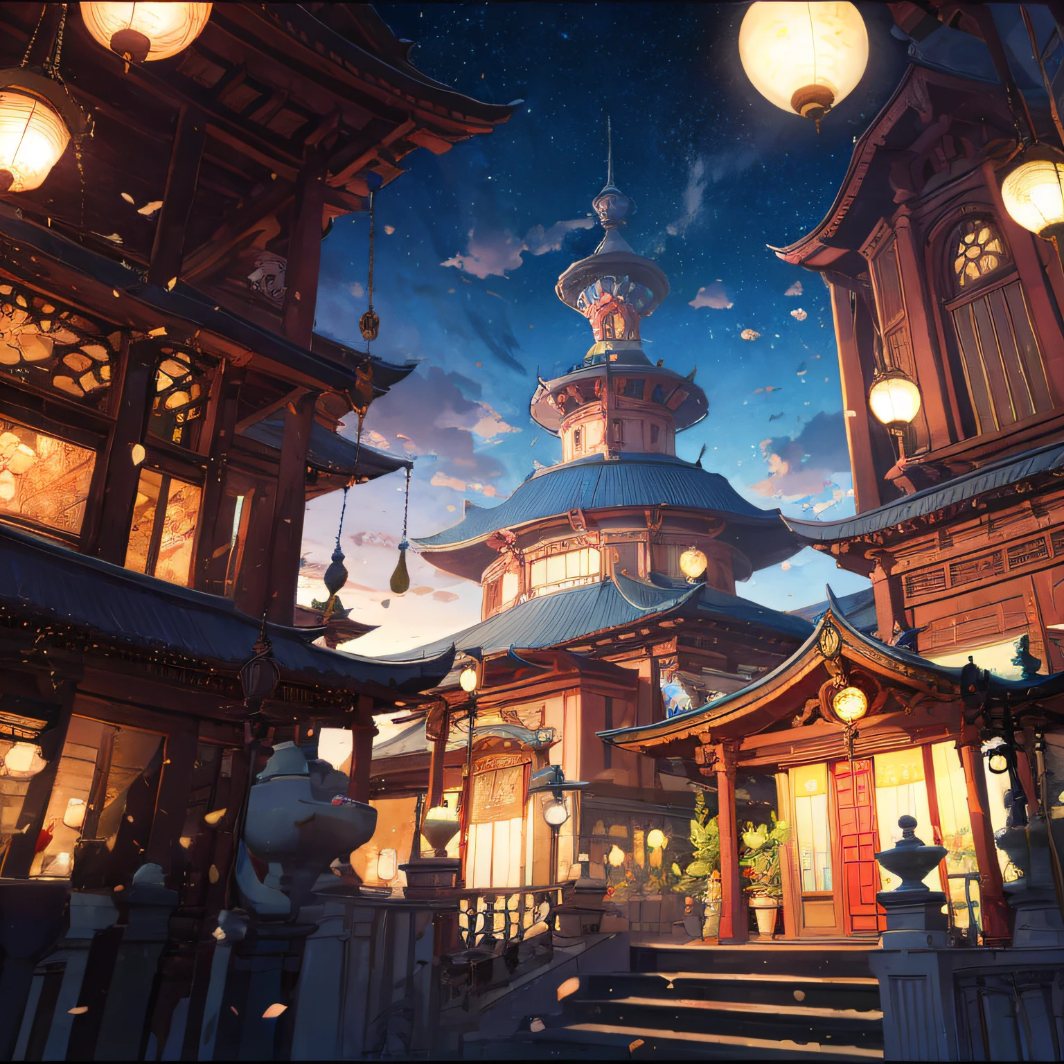 Oriental Pearl Night view --auto