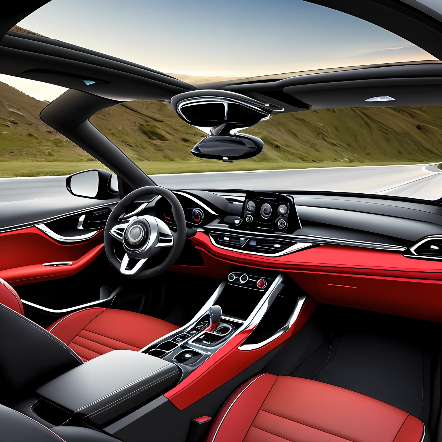 carro com desing futurista --auto