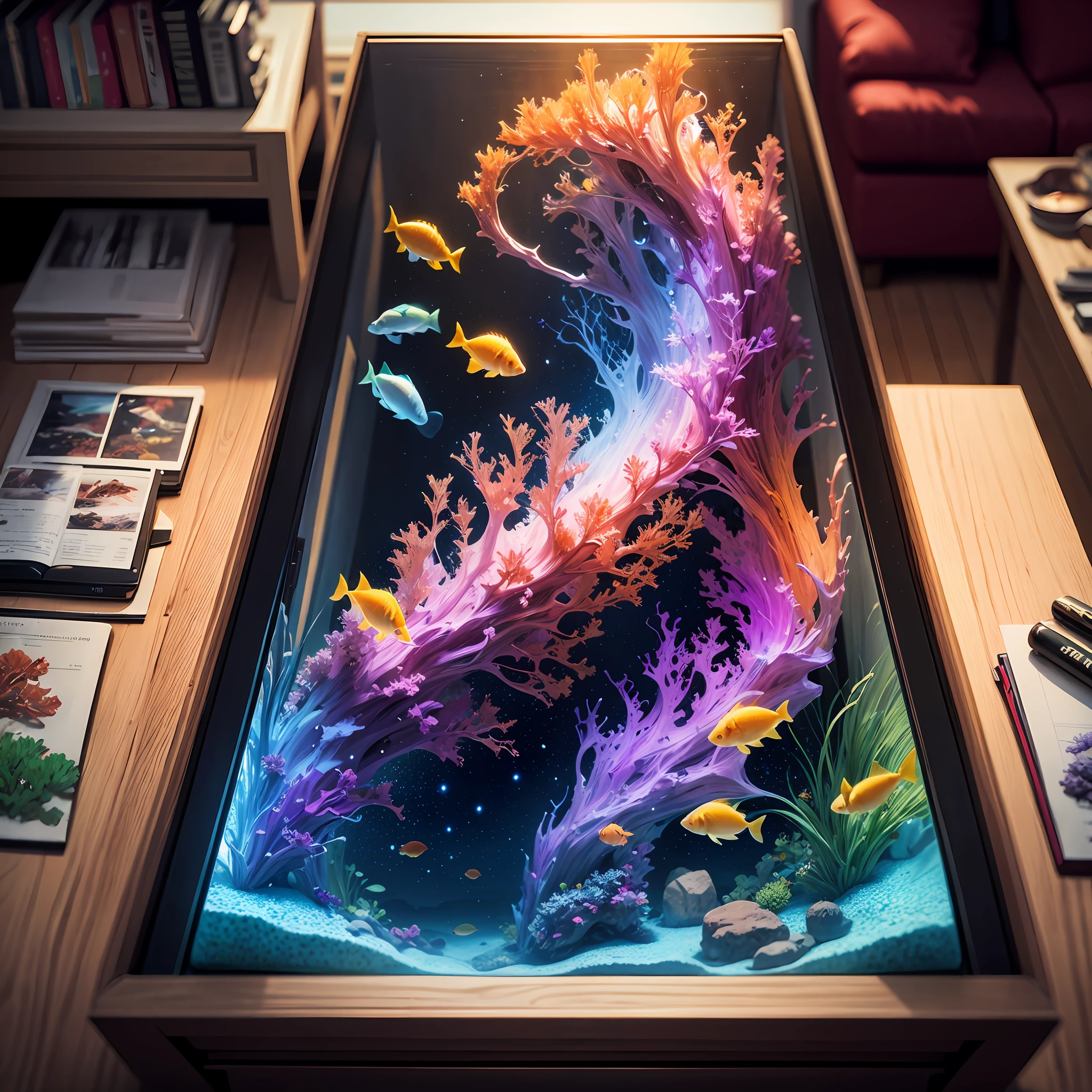 master masterpiece Aquarium Galaxy --auto