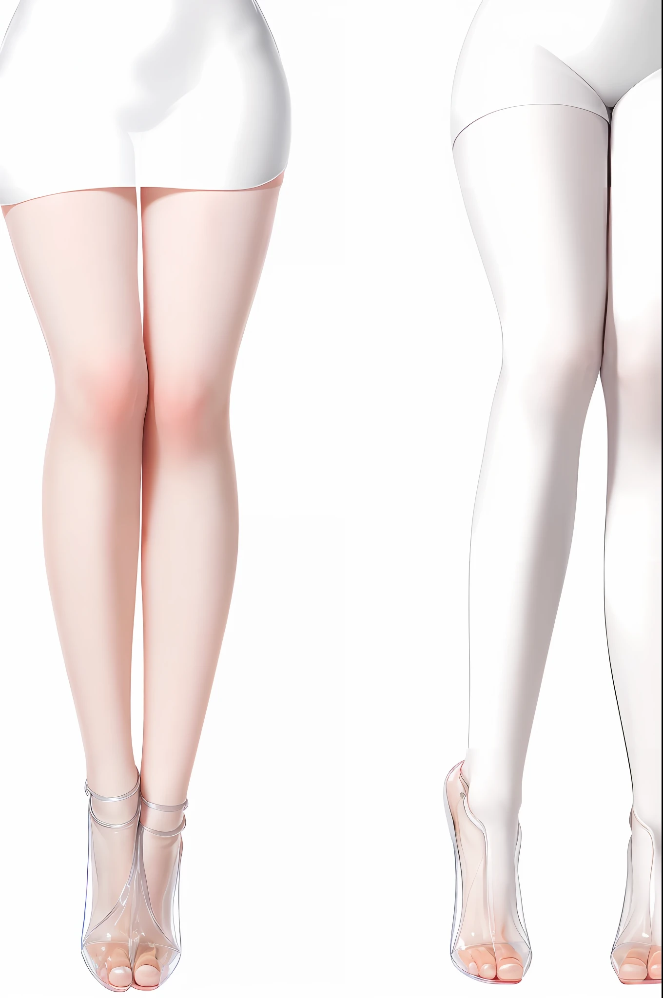 1girle, solo, Full body portrait, Transparent nightdress, heels, Gray stockings, Masterpieces, Best quality, Realistic, hyper-detailed, (Shiny skin, perspire:1.4), (Clothes are transparent:1.6),(Full body view :1.6),looking at the viewer, Short light blue hair, Red eyes,slender,Dynamic light and shadow,high res,Sharp focus,depth of field,The eyes are delicate,Sharp pupils,The pupils are realistic,(C cup:1.2),(White skin:2.0),(Long legs:1.8),(Clothes are transparent:1.5),swimming pool