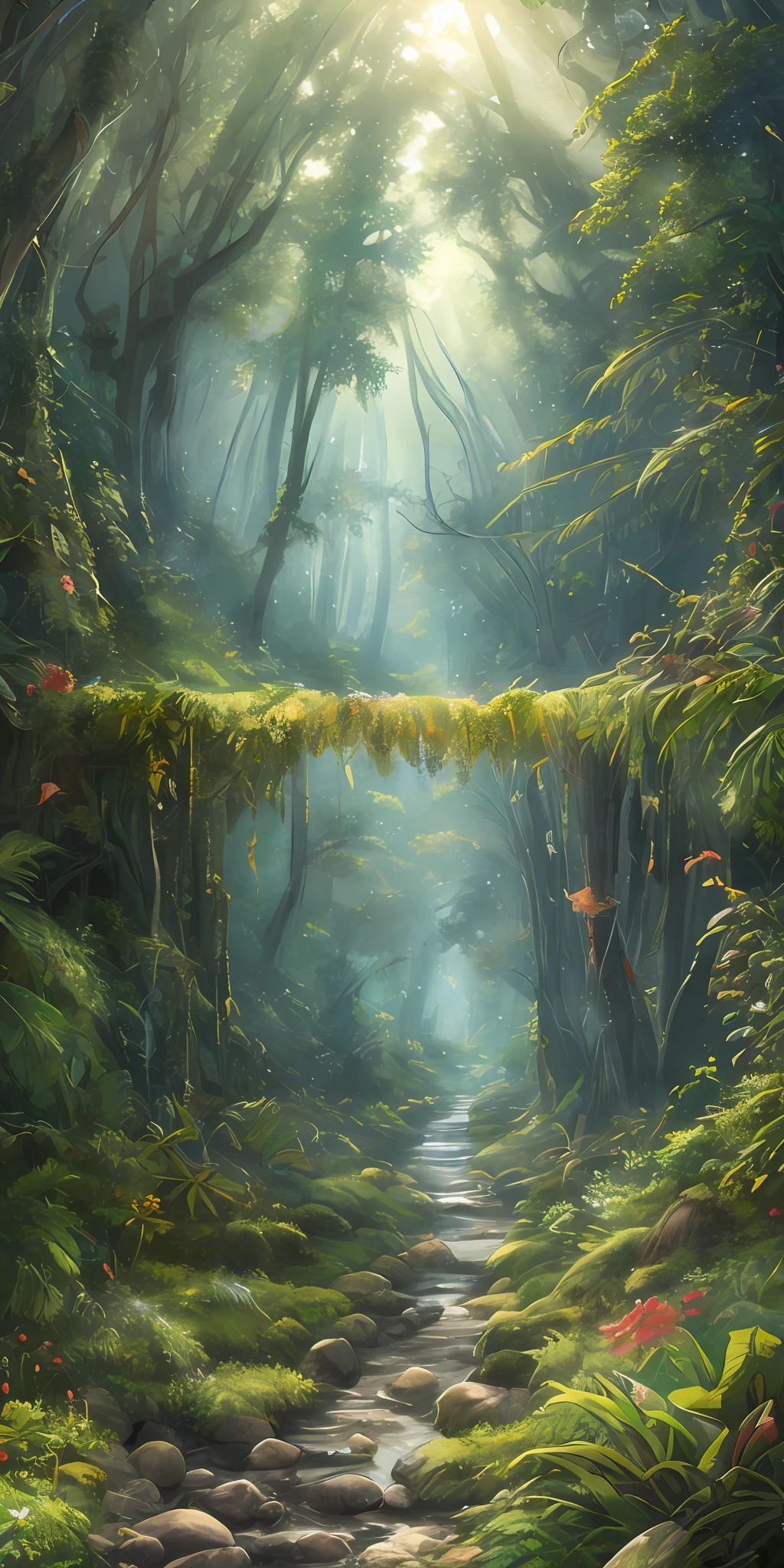 Digital illustration, detailed and intricate, of a dense jungle filled with exotic plants and animals, the sunlight filtering through the canopy creating a dappled effect. In the style of Yoshitaka Amano and Hayao Miyazaki, masterpiece, proportional, detailed, trending on artstation, beautiful lighting, realistic, intricate, award winning, 4k, highest quality
Award-winning, 4K digital painting in the style of Yoshitaka Amano. Detailed and intricate depiction of a zombie apocalypse, masterfully capturing the chaos and drama of the scene. Beautiful lighting and cinematic composition make this piece a true masterpiece, trending on artstation