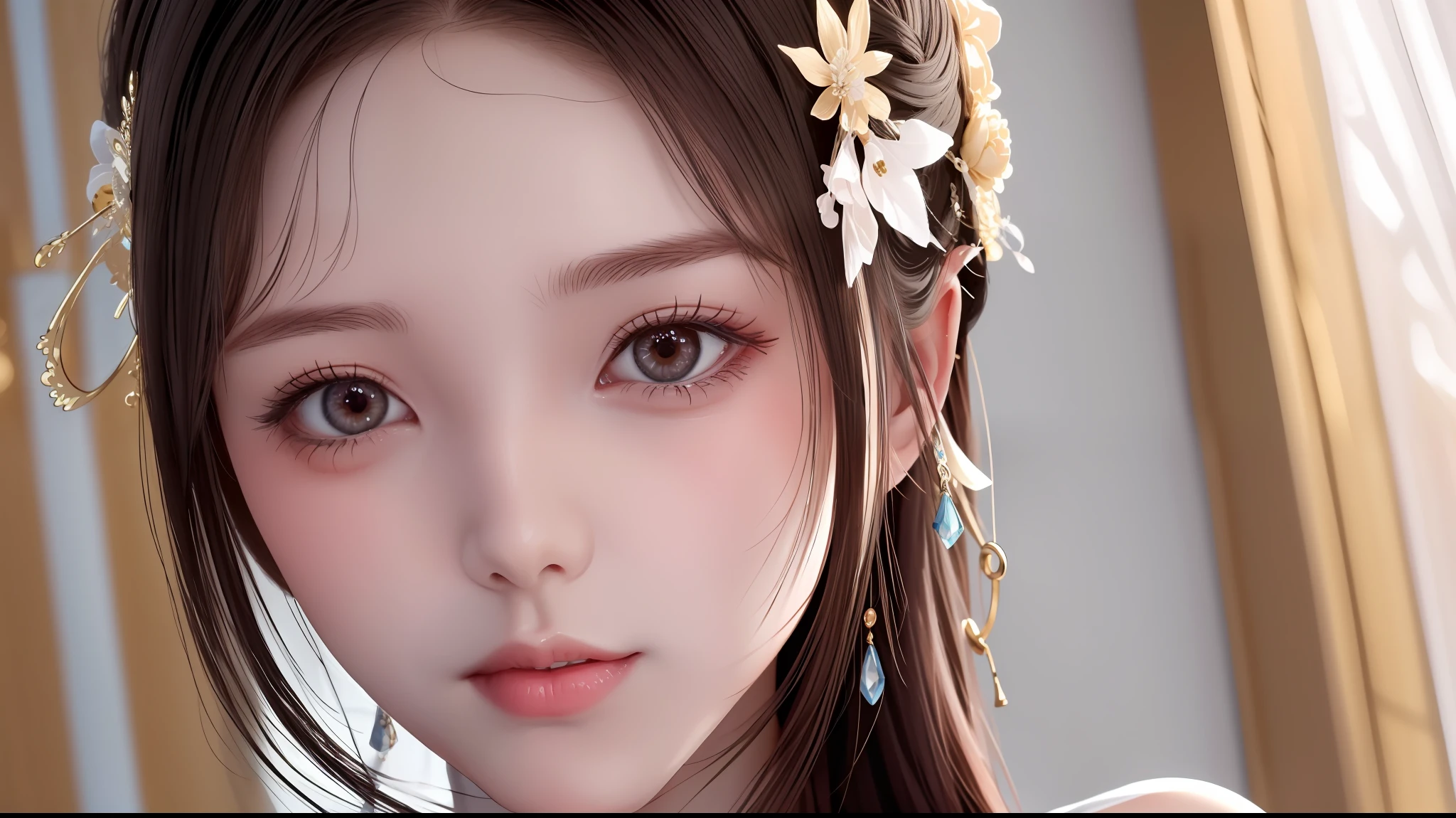 : masterpice:1.5, high-quality:1.5, best-quality:1.5, 1girl, (highly detailed girl), high detailed eyes and face, intense color, highly detailed fingers, intricate_details, CG, cute, beautiful, official art