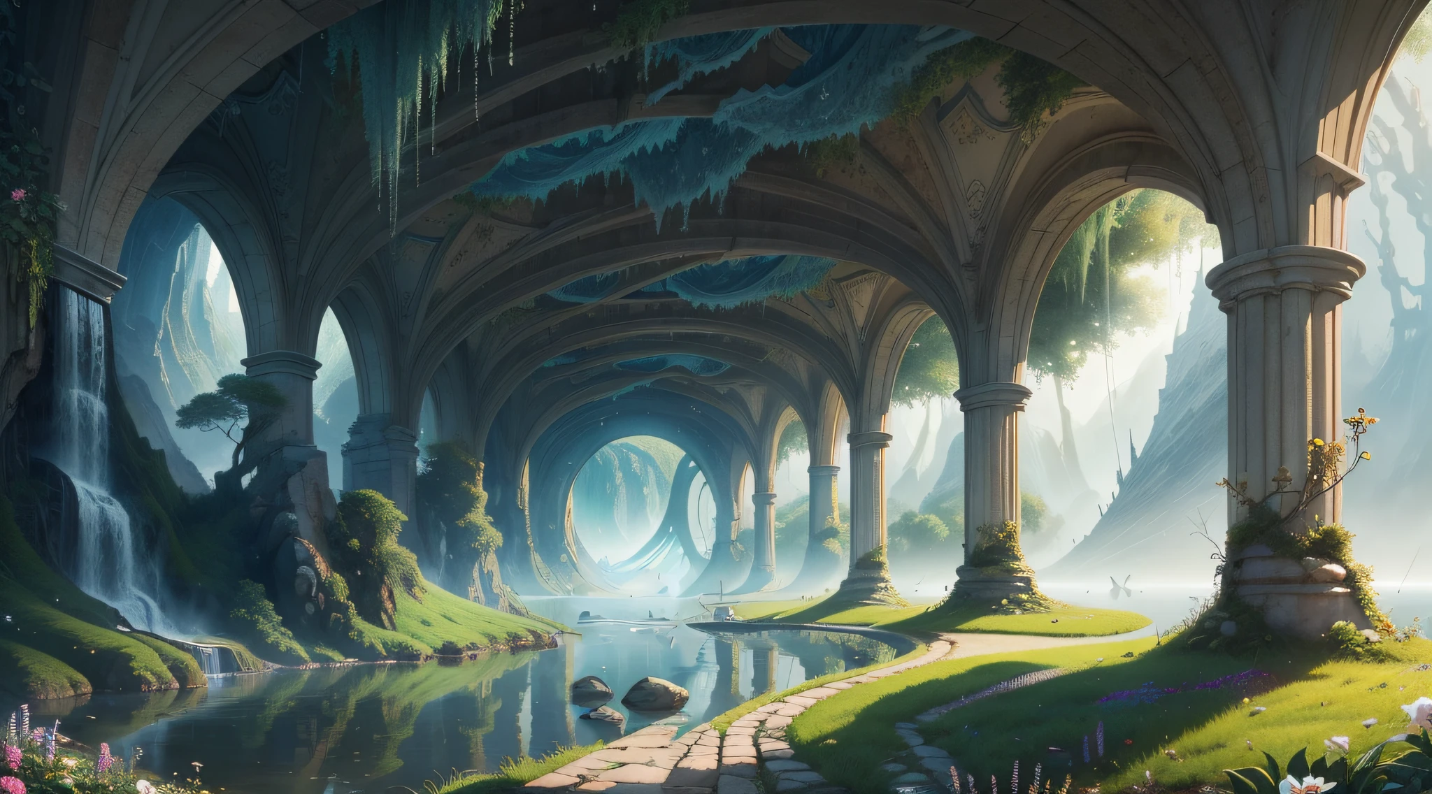 Draw the background、No object required、Keep it consistent with the original illustration