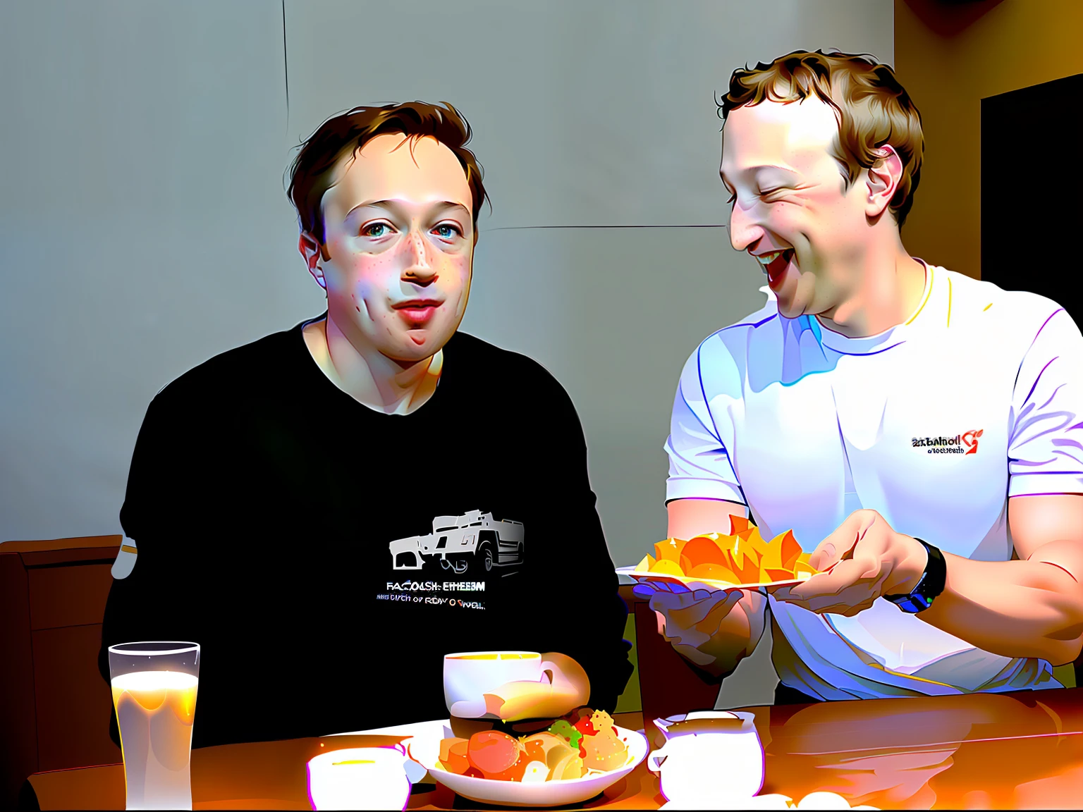 mark zuckerberg, face, laughing