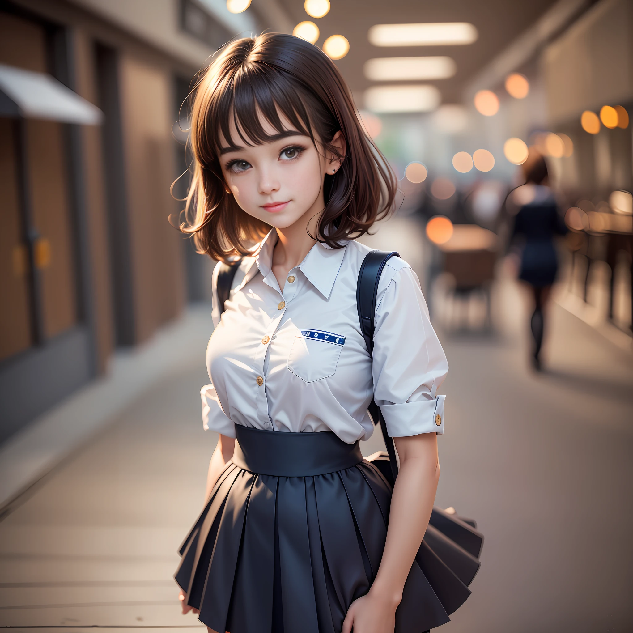 photograph、Natural lighting、photo realism、Cinematic Rendering、raytracing、best-quality、Highest detail、Cinematic、Third Person View、Blur effect、Long Exposure、8K、ultra-hd、Natural lighting、Moody Lighting、Cinema tick writing、detailed backgorund、A girl、sailor clothing、Floral --auto