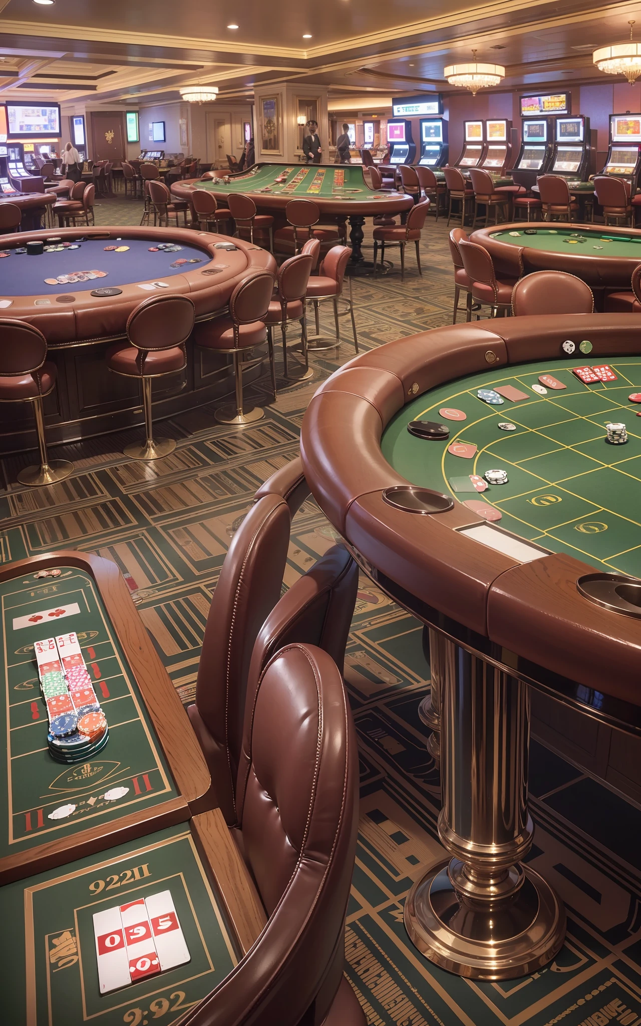 master masterpiece、best-quality、Highly elaborate CG Unity 8K wallpapers、ultra-high res、((Luxury casino scenery、Large Hall、indoor))、People who gamble in casinos々、bunny girl、((Composition seen from a distance:1.2))