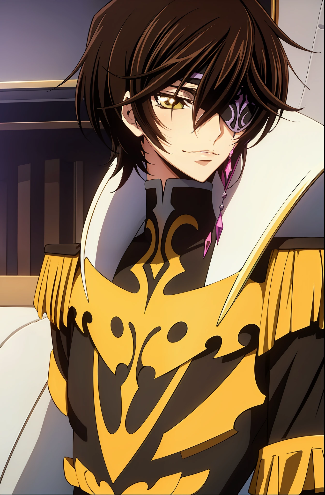 A masterpiece，lifelike，Best quality，From the rebellious Lelouch Xiu，（Lelouch Xiu，protagonist，Lelouch Xiu），Dynamic angles，ray trace，lifelike