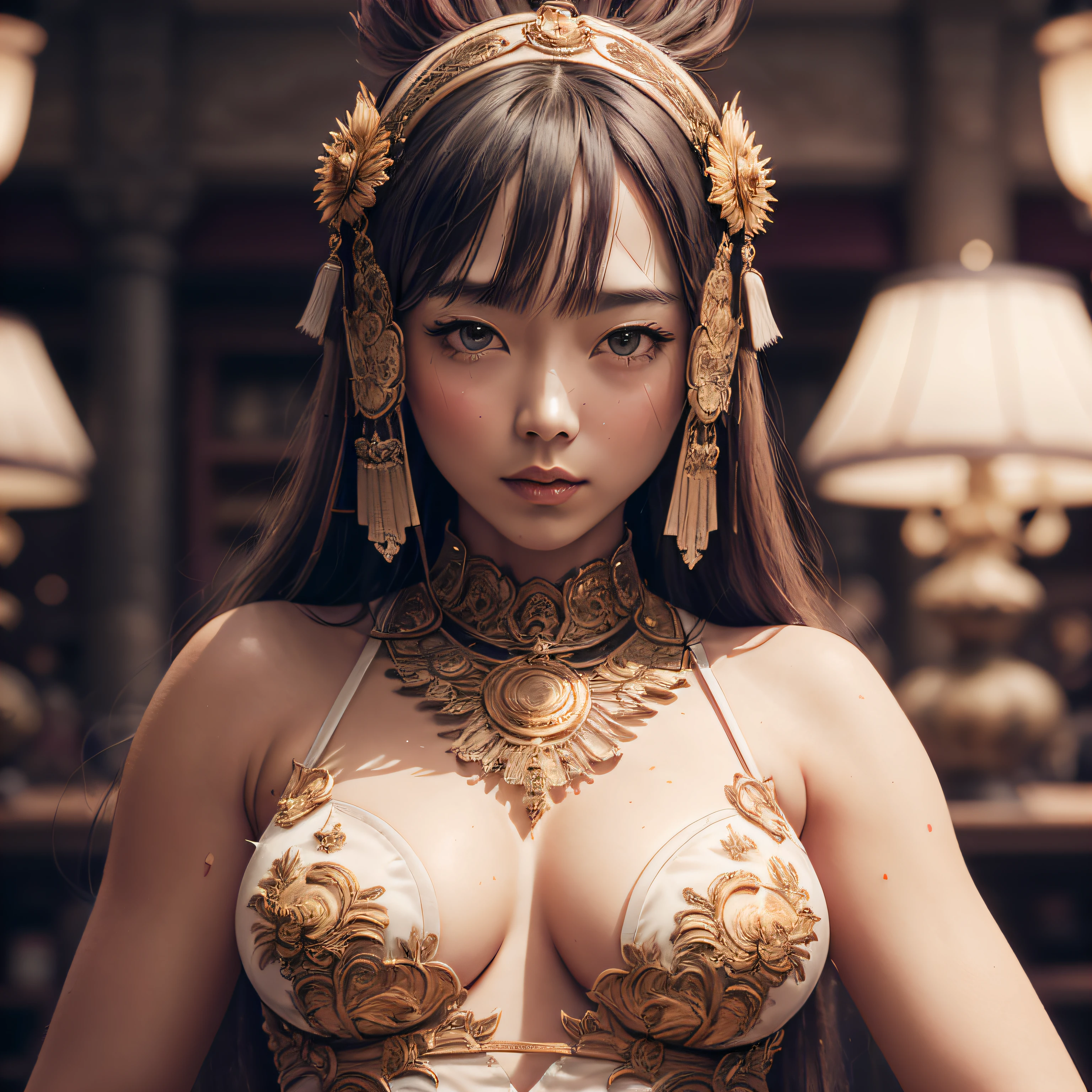 hiqcgbody, high detail RAW color photo, toned physique, (elegant, beautiful face), (skin detail), (oil: 0.6), (Tesla coil: 0.4), soft light, (side light: 0.8), shadow projection, deep focus, shot with Leica 10772 MP, 85mm macro lens, F/8 aperture, film still image, model (office ol, sexy), (extremely detailed face) (very detailed and expressive eyes), (((small_breasts, delicate large, exposed breasts, exhibitionism))), revealing clothes, --auto