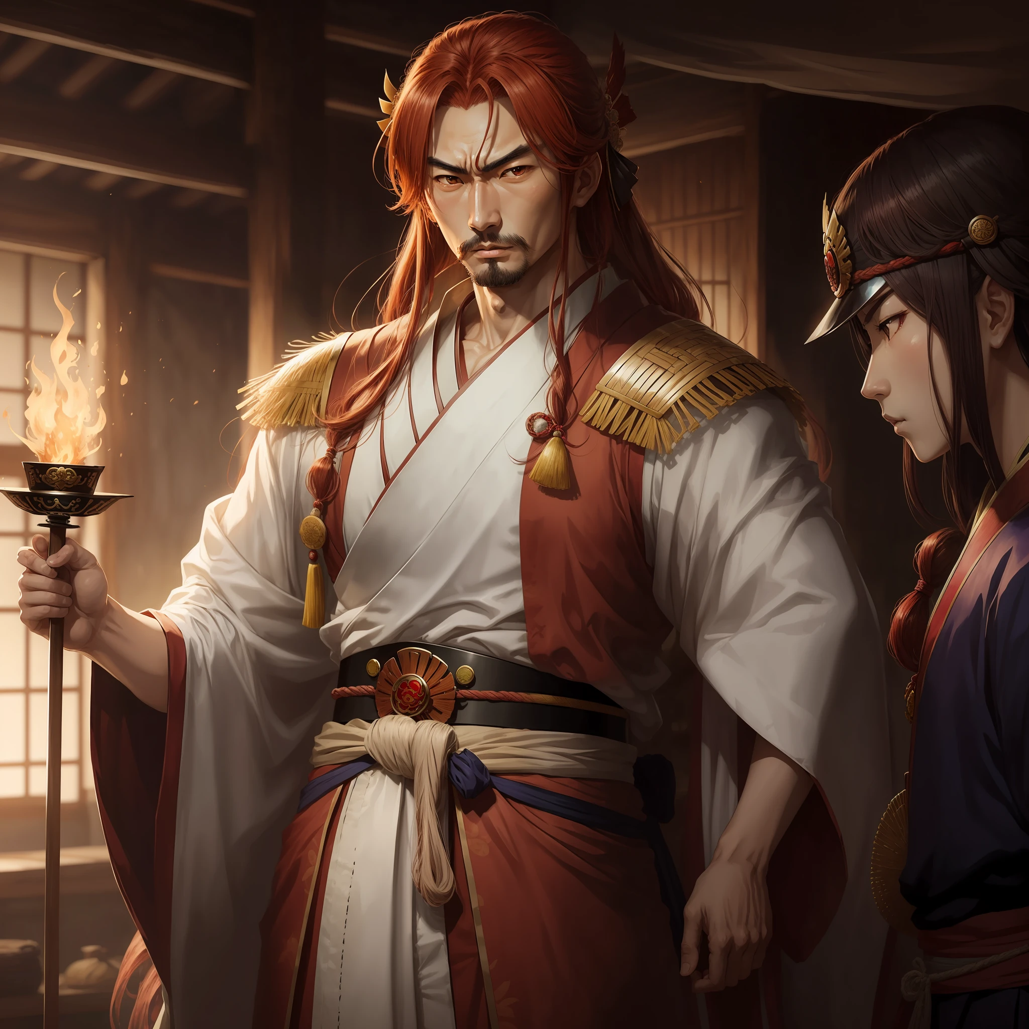Sengoku Otome,Oda Nobunaga,Red-haired, --auto