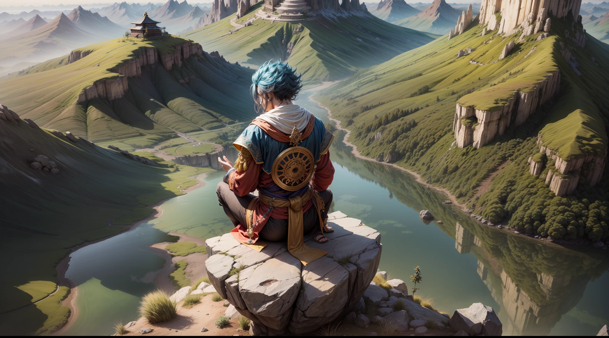 a wise master named Hiroto, que vivia em um templo isolado no topo de uma montanha inexplorada.