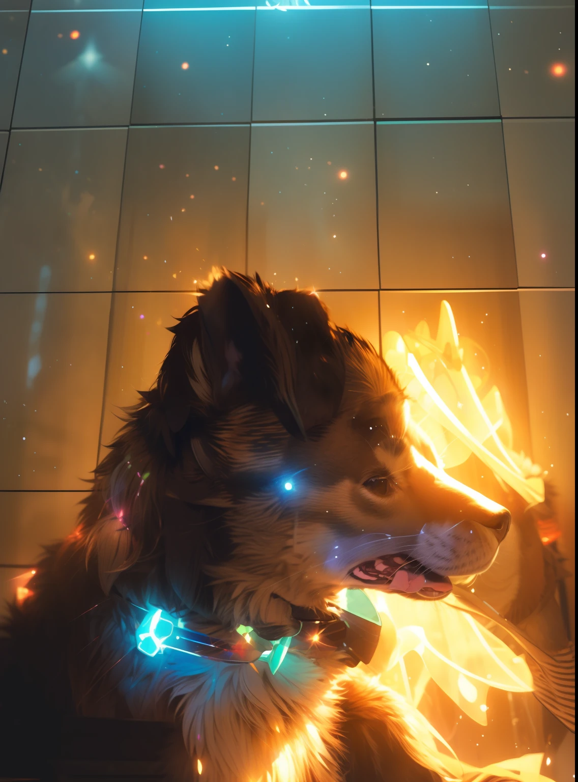 anime style dog