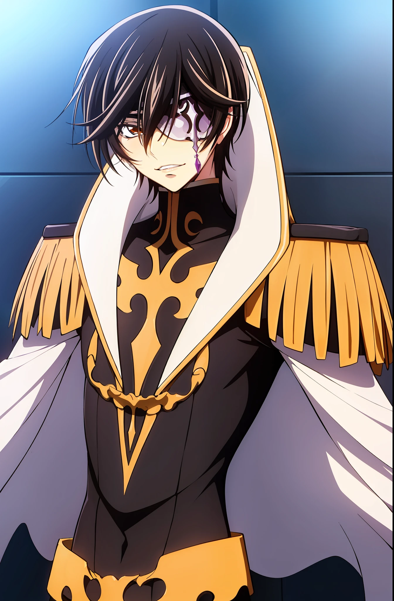 A boy,A masterpiece,Lifelike,Best quality,From the rebellious Lelouch Xiu,(Lelouch Xiu,protagonist,Lelouch Xiu),Dynamic angles,ray trace,Lifelike